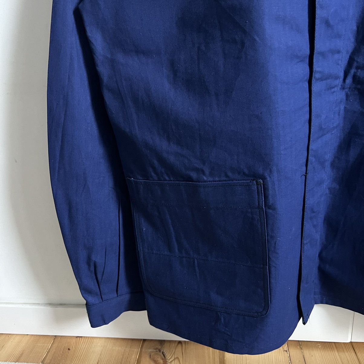 Le Laboureur German herringbone HBT mechanic deadstock works jacket Size US L / EU 52-54 / 3 - 8 Thumbnail