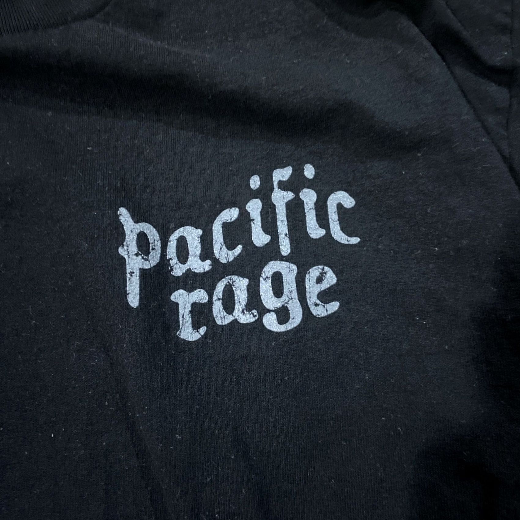 Orage VINTAGE Y2K Pacific Rage Black T Shirt Surfwear Cartoon Large Men Shirt 90s Vintage Mens Black T-Shirt Graphic Print Crew Neck Short Sleeve Size US L / EU 52-54 / 3 - 2 Thumbnail