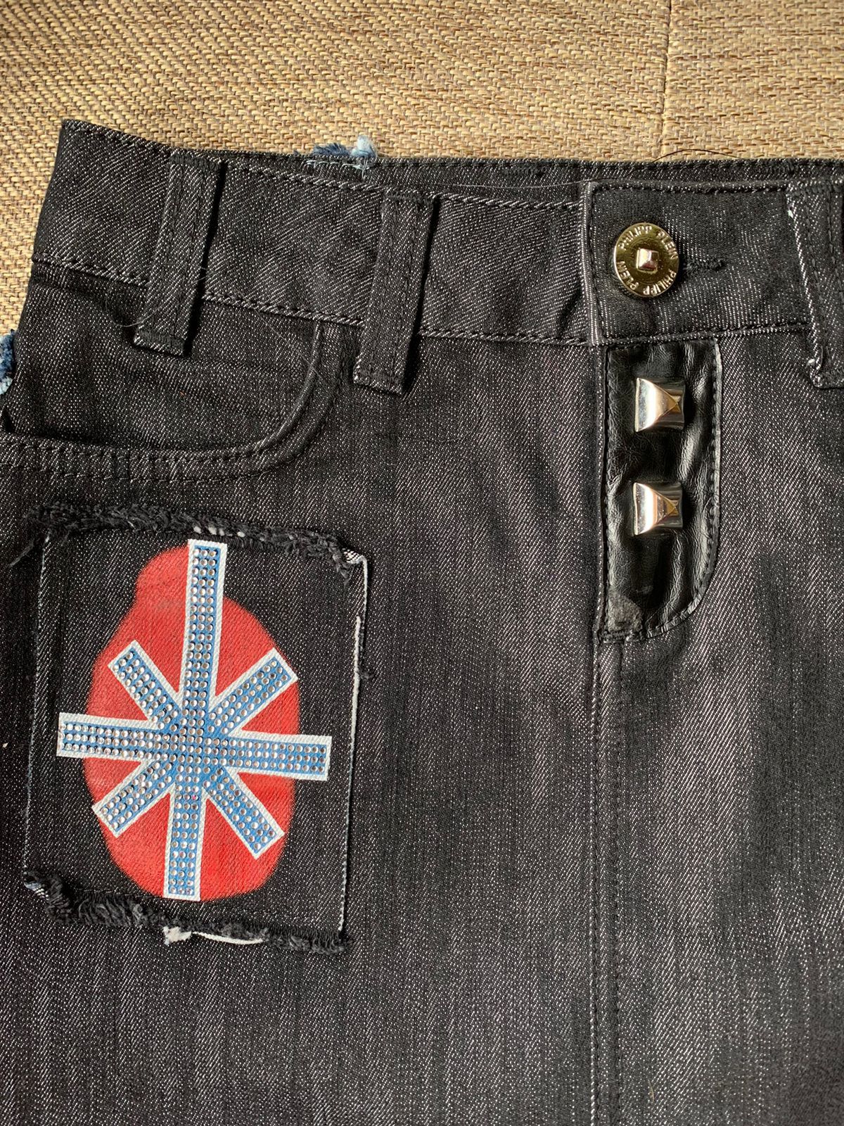 Philipp Plein Philipp Plein midi denim skirt Size 36" / US 14 / IT 50 - 5 Thumbnail