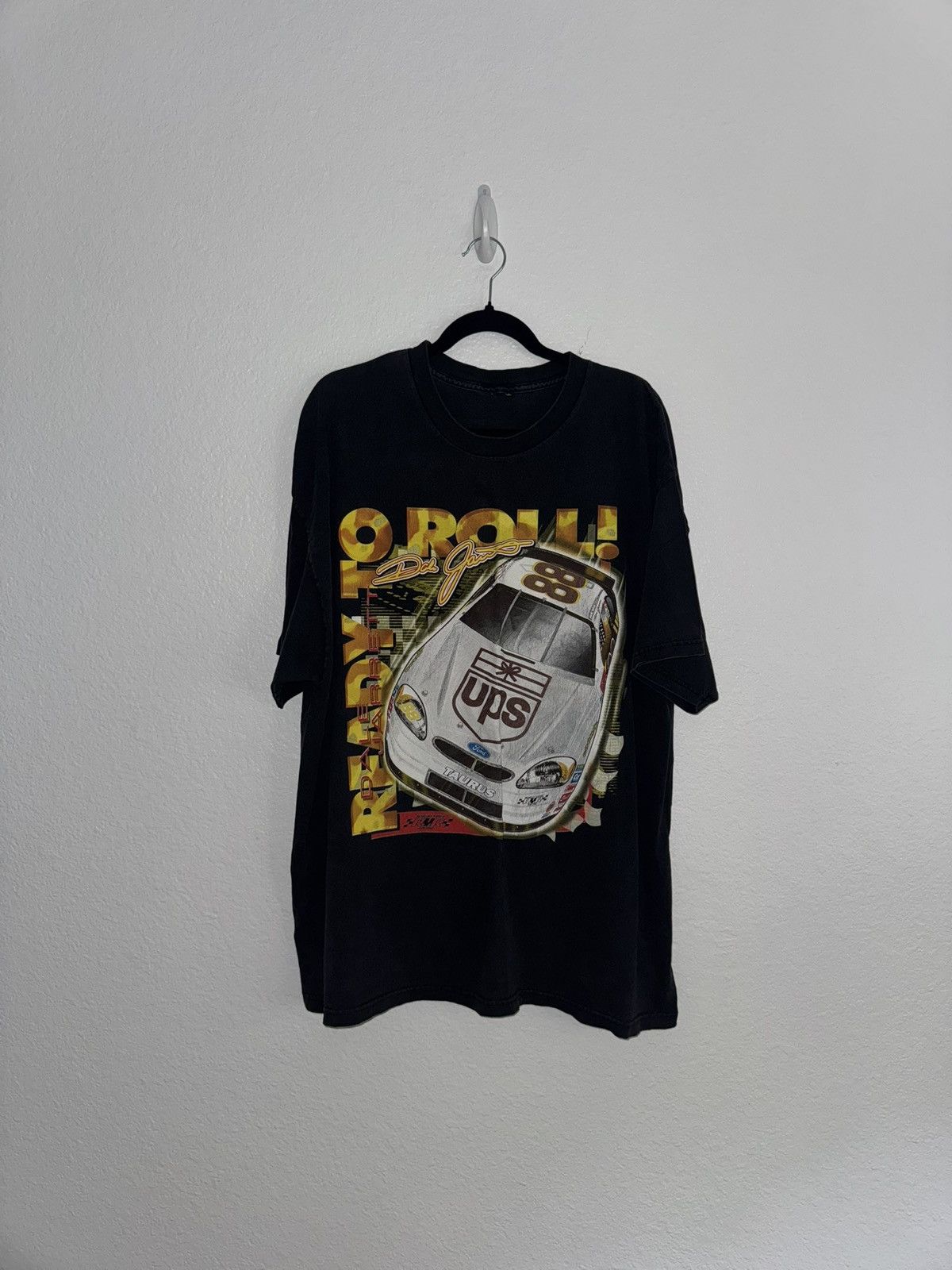 Vintage Vintage Dale Jarrett Nascar Race Tee Size US XL / EU 56 / 4 - 1 Thumbnail