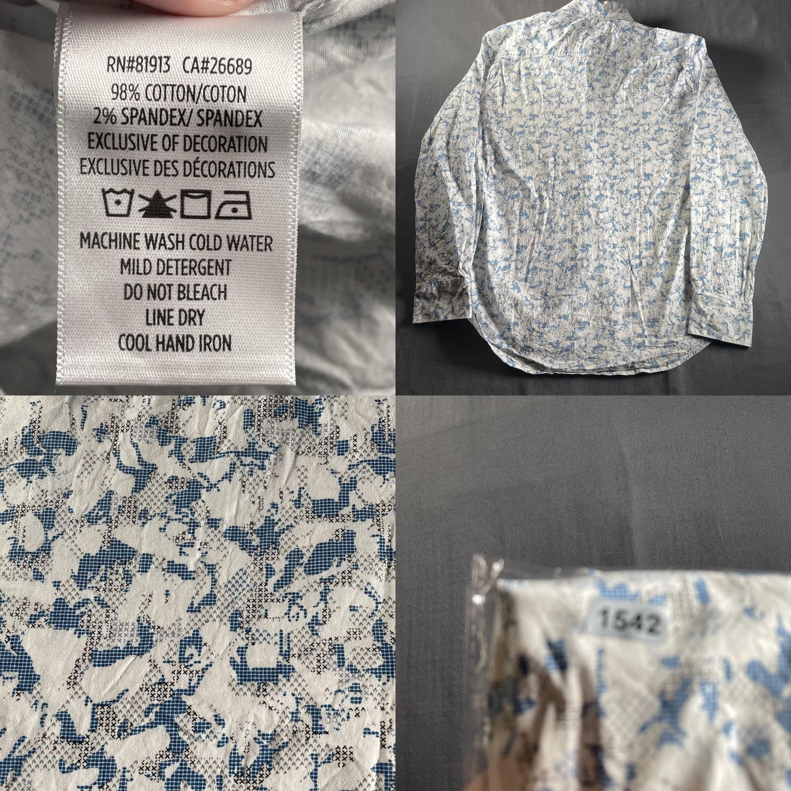 Robert Graham VINTAGE No, cannot determine vintage Size US XL / EU 56 / 4 - 8 Thumbnail