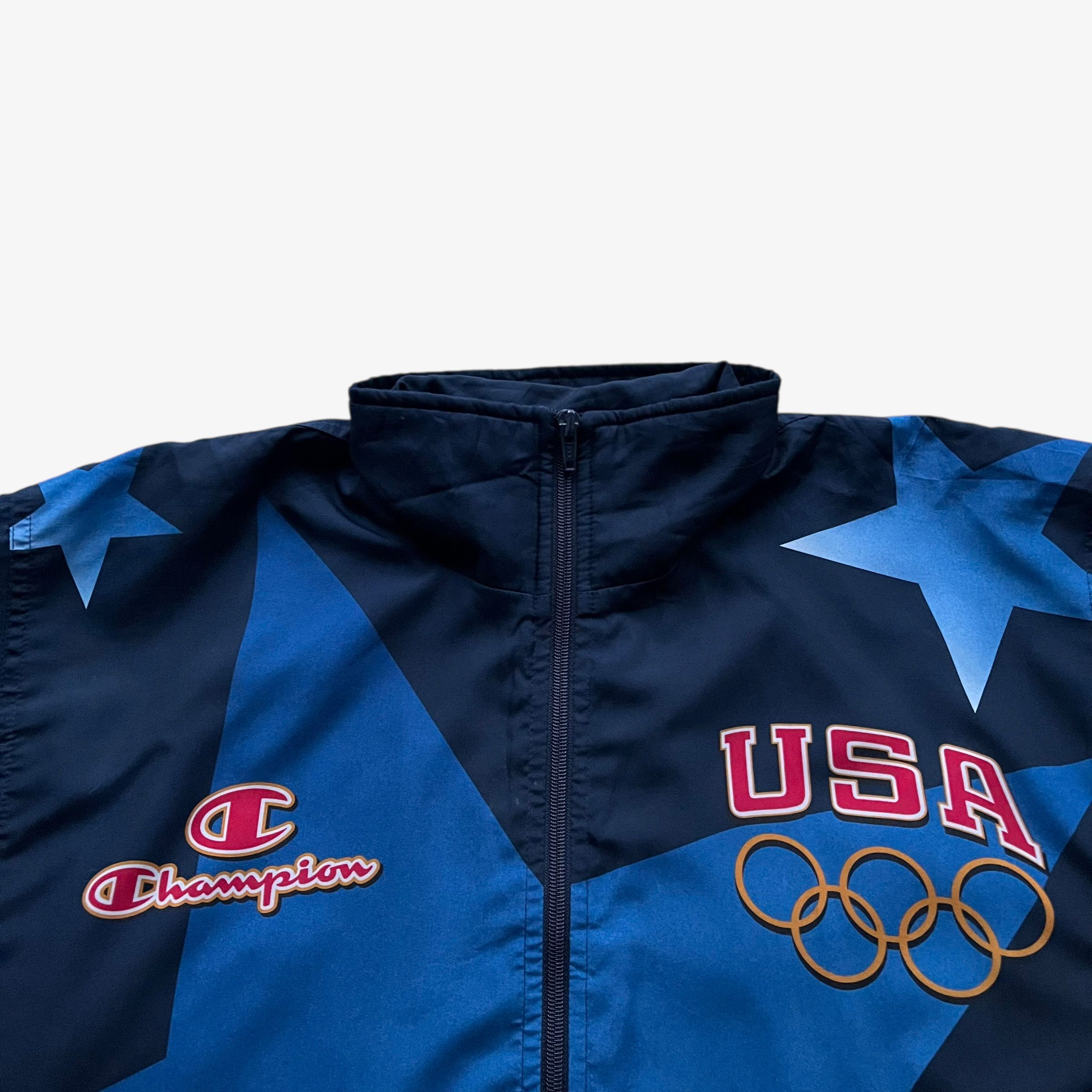 Champion Vintage 90s Men's Champion 1996 USA Olympic Team Jacket Size US S / EU 44-46 / 1 - 4 Thumbnail