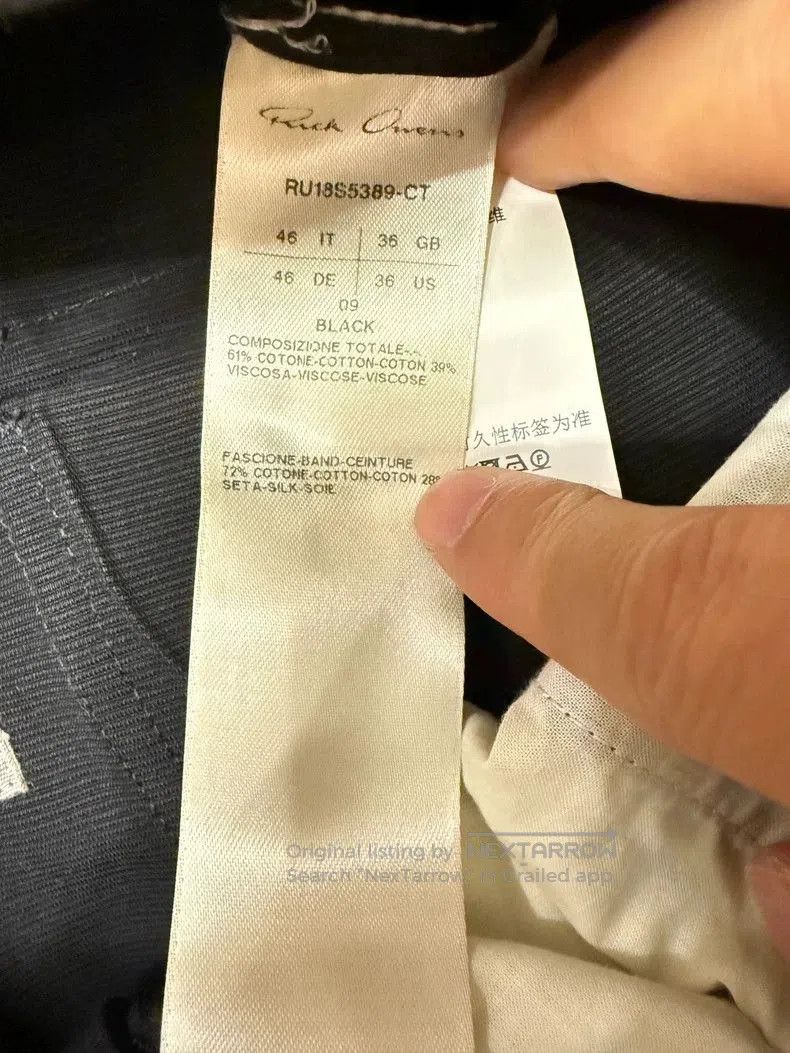 Rick Owens Rick Owens Pants with large crotch and hanging crotch. Size US 32 / EU 48 - 3 Thumbnail