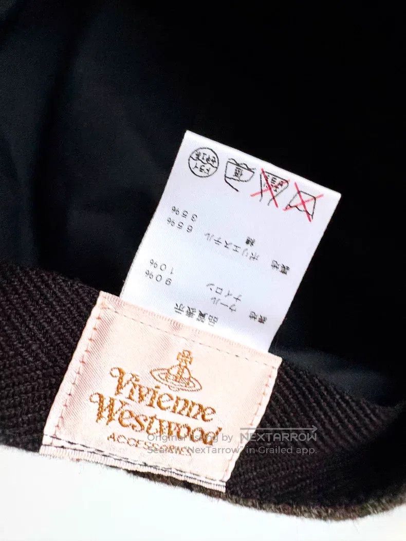 Vivienne Westwood Vivienne Westwood Bow Saturn Embroidered Wool Felt Artist' Size ONE SIZE - 8 Thumbnail