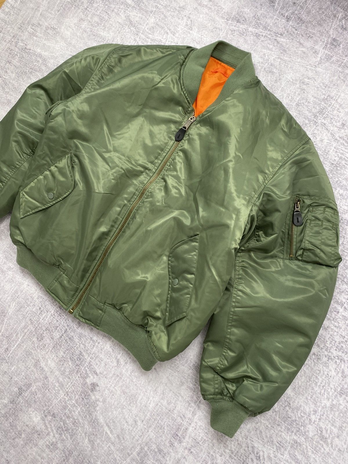Other Reversible puffer vintage USA bomber MA-1 Size US L / EU 52-54 / 3 - 2 Thumbnail