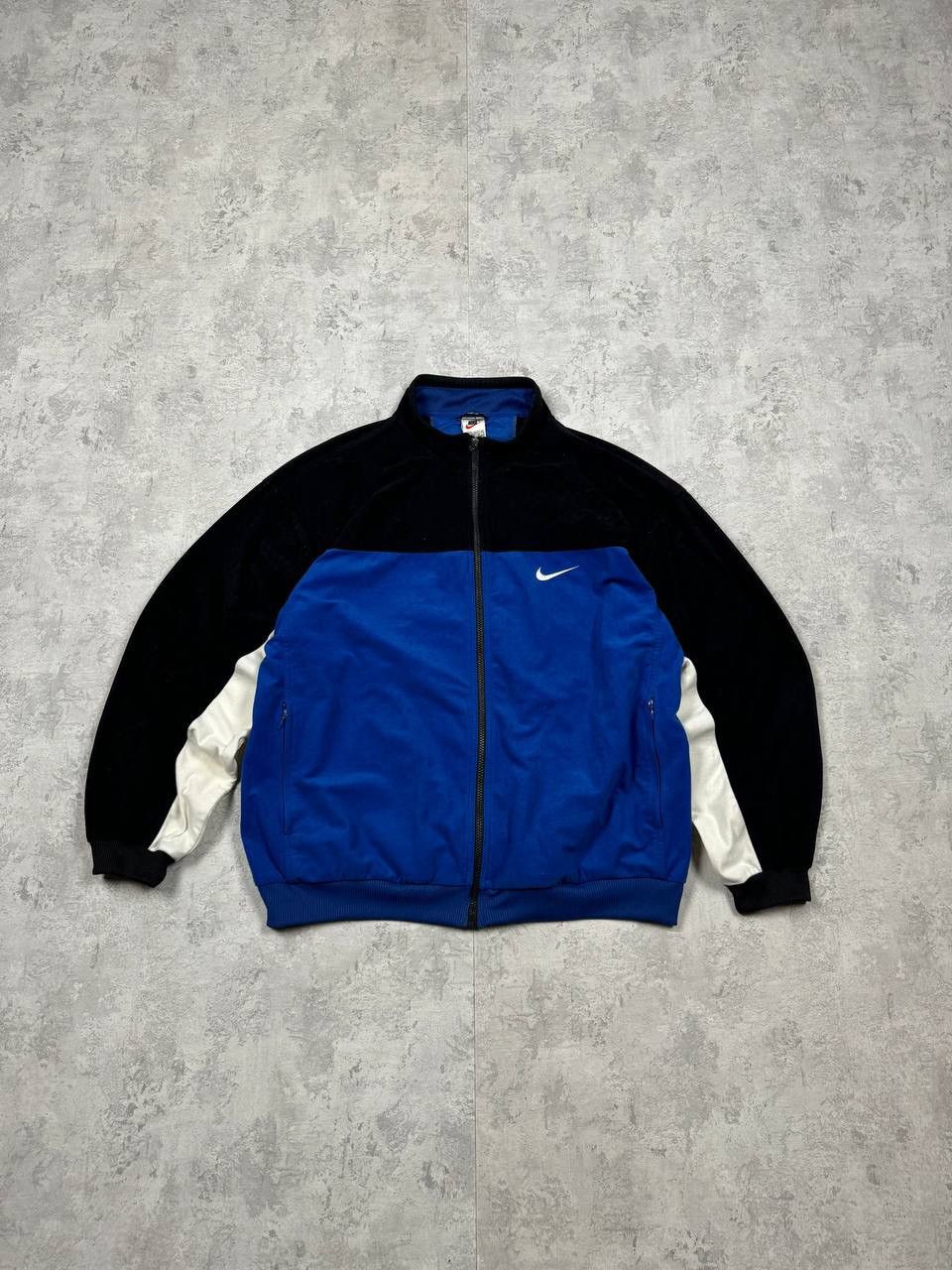 Nike Vintage Nike Velure Zip Sweatshirt Size XL Size US XL / EU 56 / 4 - 1 Thumbnail