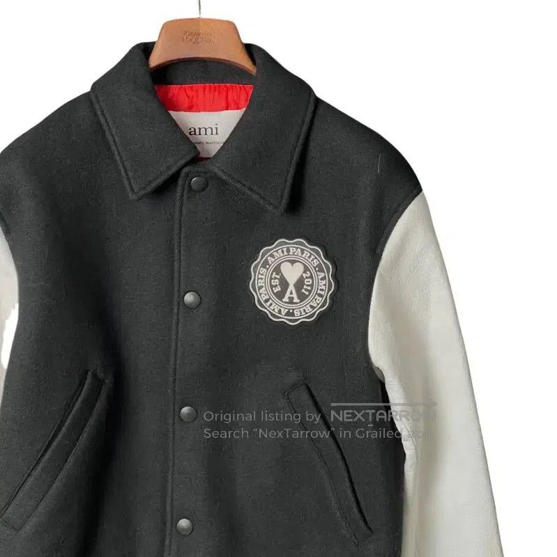 AMI AMI Color Block Wool Logo Jacket for Men . Size US S / EU 44-46 / 1 - 3 Thumbnail
