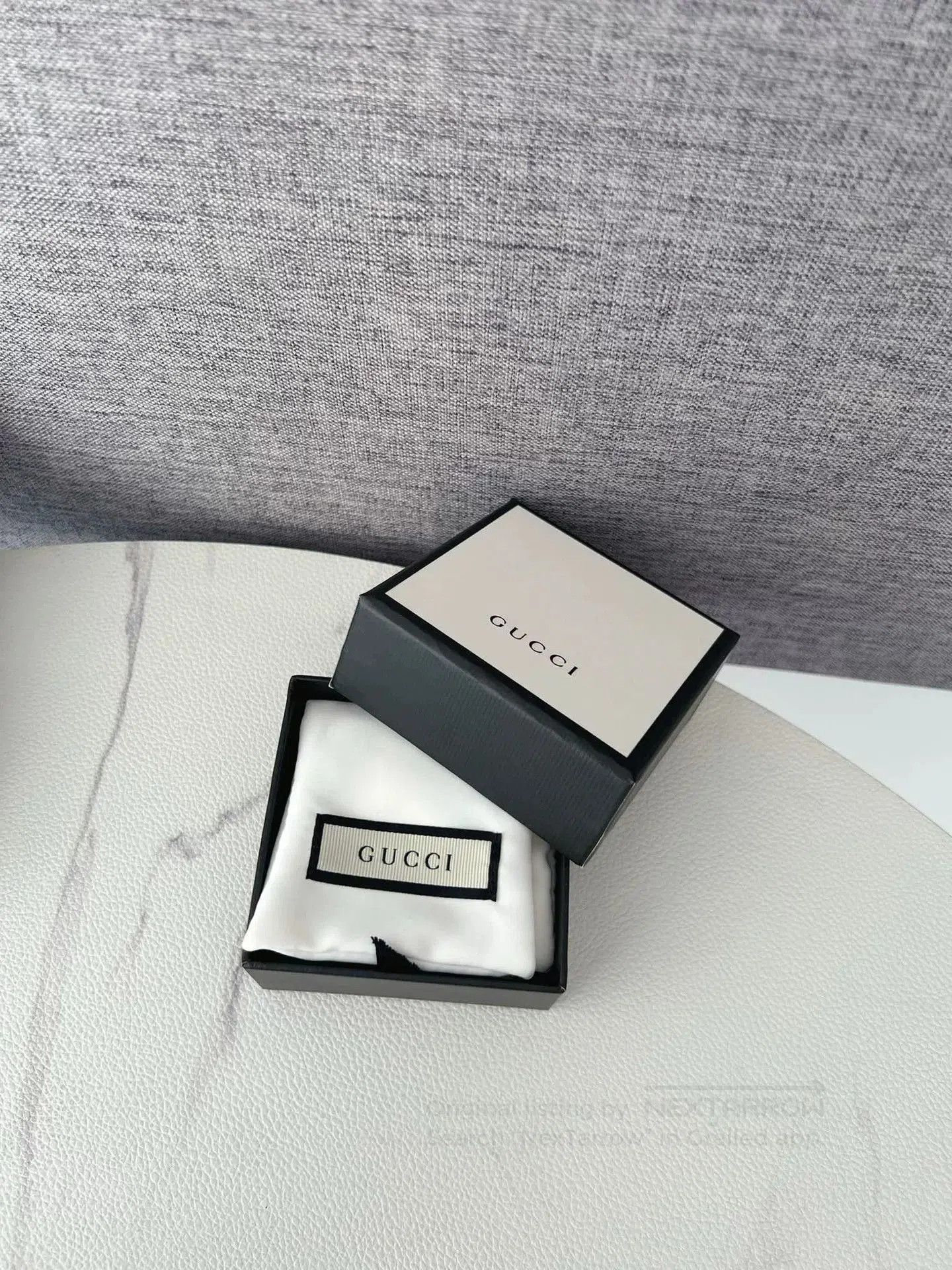 Gucci Gucci 3D GG Cutout Ring 925 Silver. Size ONE SIZE - 6 Thumbnail