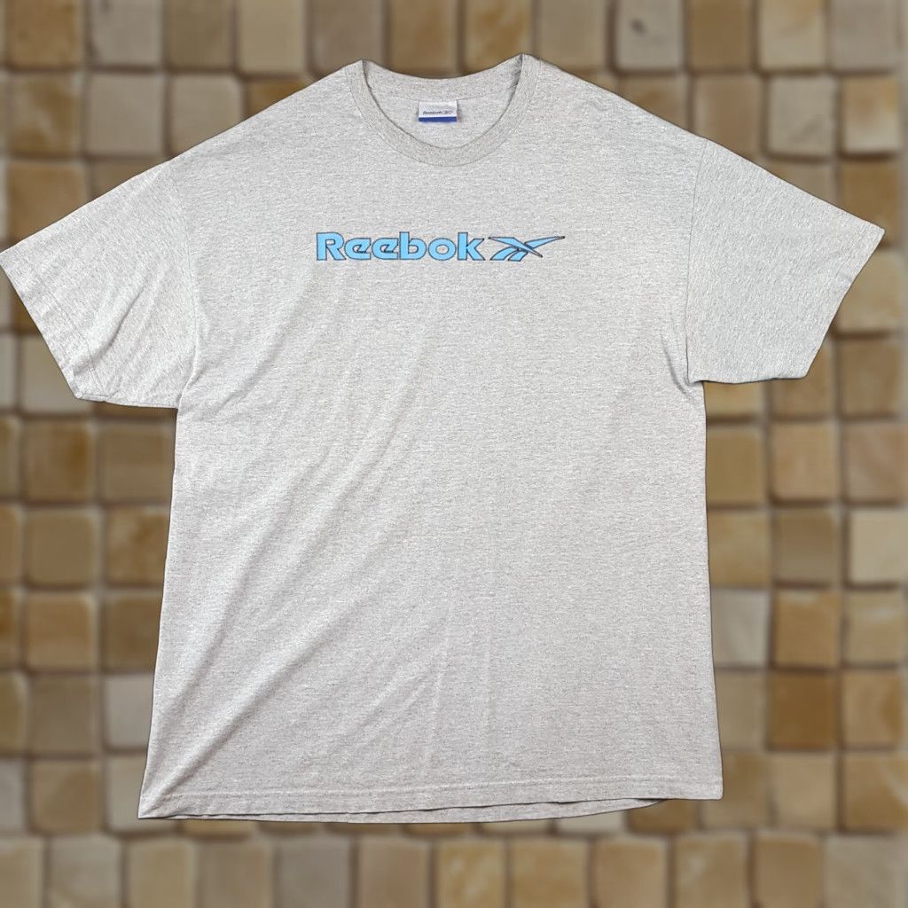 Reebok Vintage Reebok 90s Heather Gray Logo T-Shirt Men XL Short Sleeve Retro Athletic Sports Size US XL / EU 56 / 4 - 1 Thumbnail