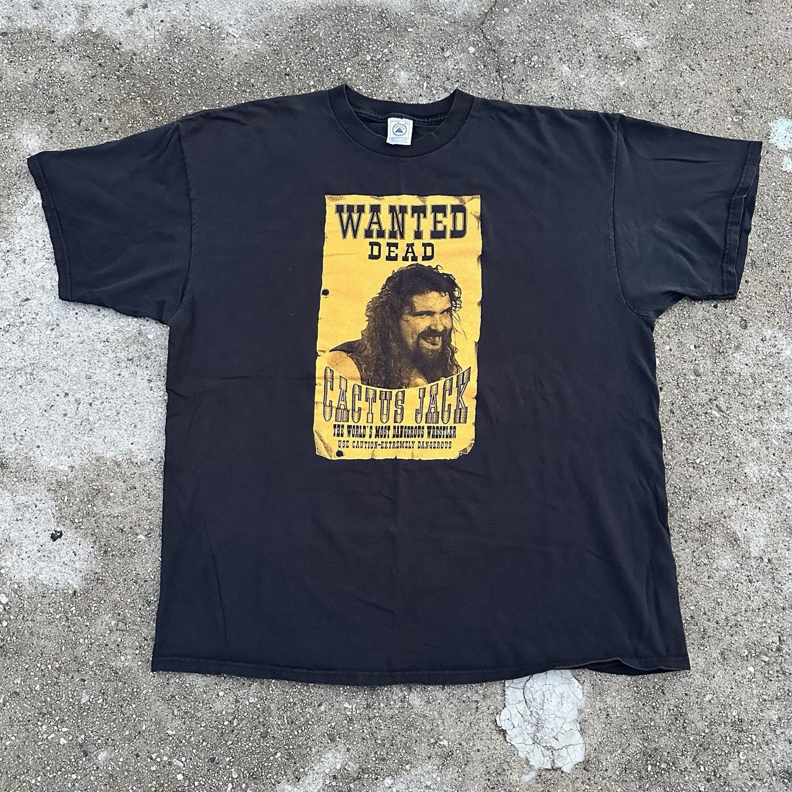 Vintage × WWE × WWF Vintage 1998 WWF Mike Foley Cactus Jack Boxing Tee Size US XXL / EU 58 / 5 - 2 Thumbnail