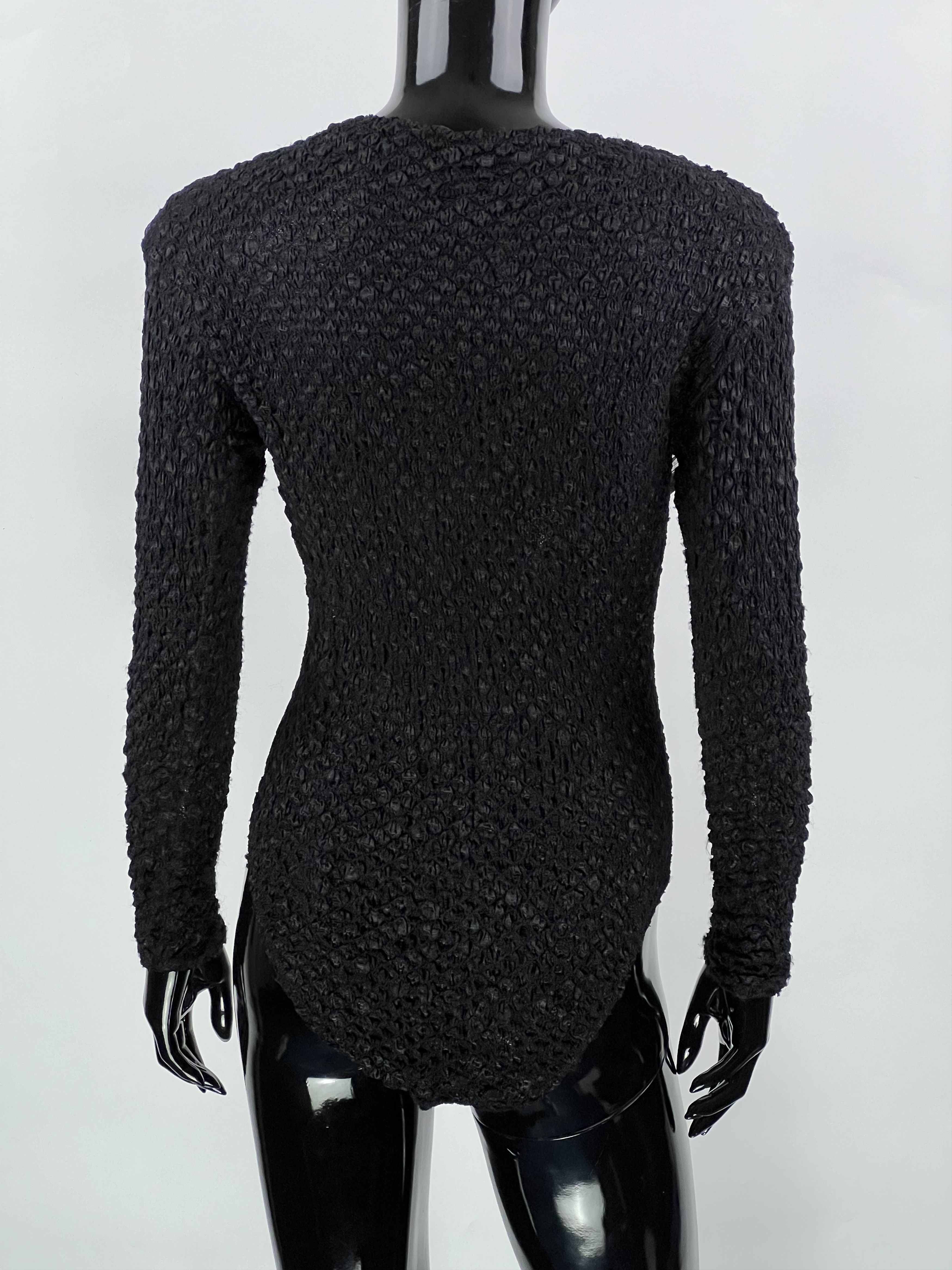 Designer × Vintage Rare Vintage Georges Barhel Black Bodysuit Size 1 XS/S Size S / US 4 / IT 40 - 2 Thumbnail