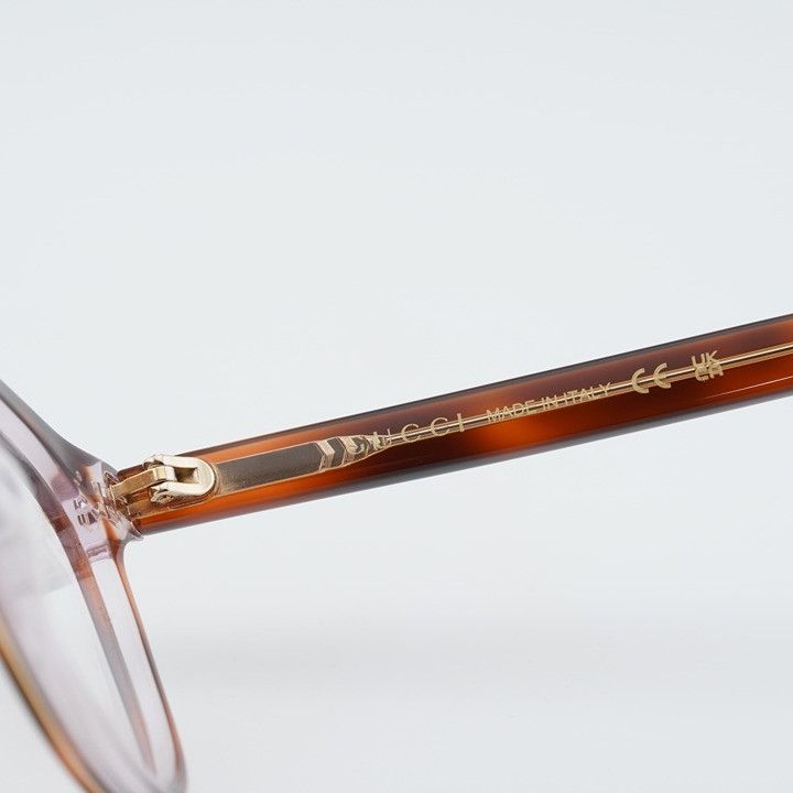 Gucci Gucci GG1816O 008 Eyeglasses Havana on Transparent 54mm Size ONE SIZE - 8 Thumbnail