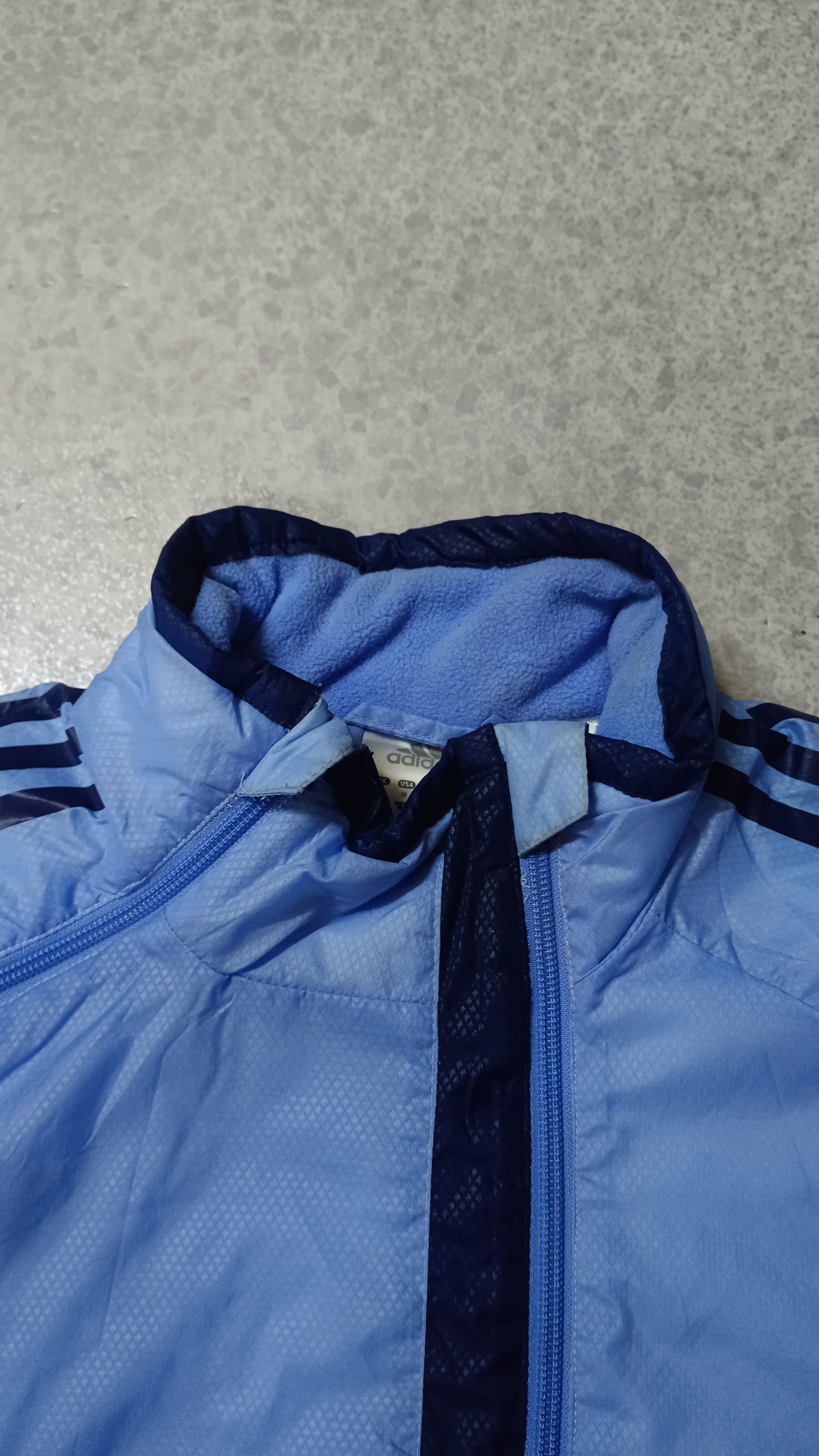 Adidas × Vintage Vtg Adidas Real Madrid UEFA Champions League Zipper Jacket Size US M / EU 48-50 / 2 - 5 Thumbnail
