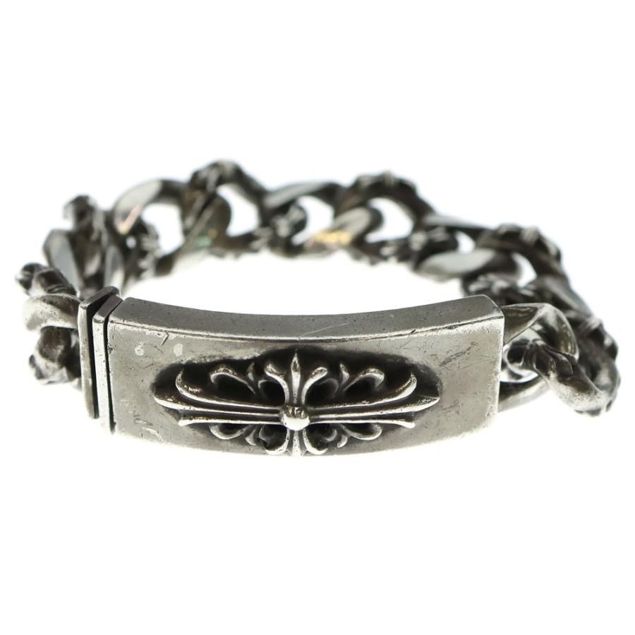 Chrome Hearts 11LINK Chrome Hearts Floral Fancy Link ID Bracelet Silver Size ONE SIZE - 1 Thumbnail