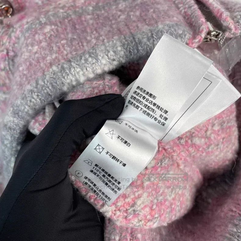 Chanel Chanel 25B pink grey pink woollen jacket Size XS / US 0-2 / IT 36-38 - 7 Thumbnail
