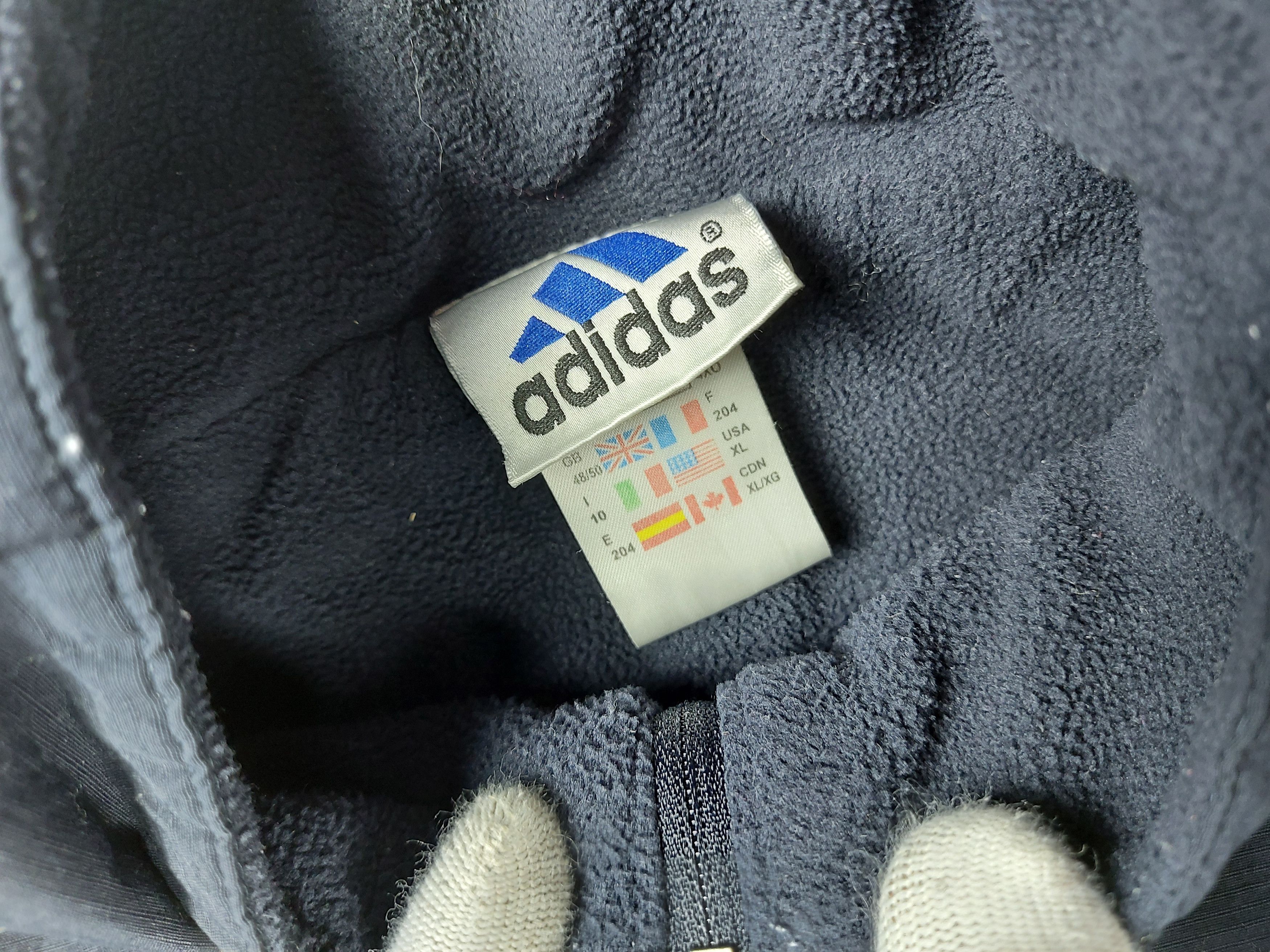 Adidas × Vintage Vintage Adidas Nylon Anorak Fleece Size US XL / EU 56 / 4 - 5 Thumbnail