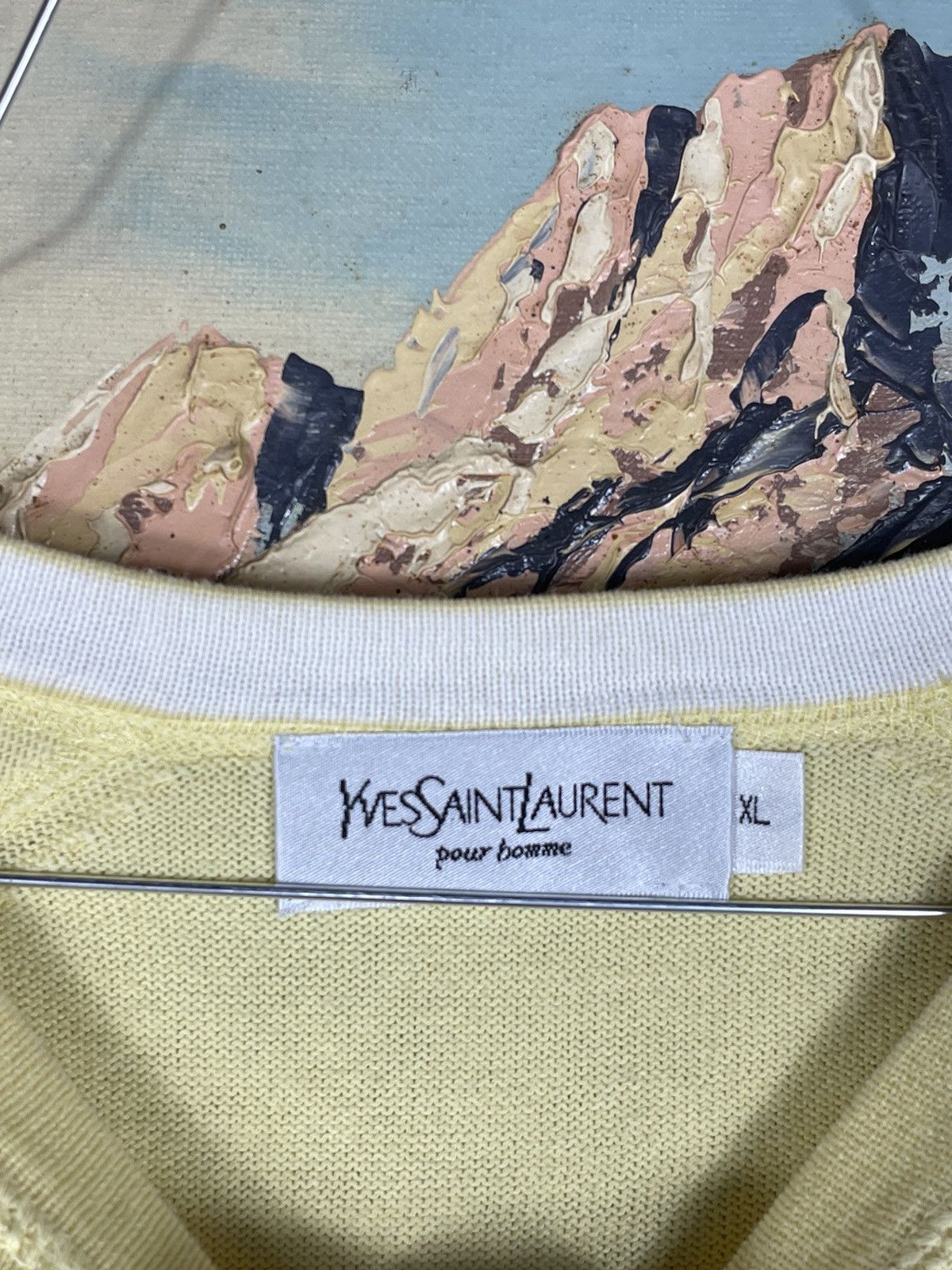 Vintage × Yves Saint Laurent Vintage y2k 00s YSL Yves Saint Laurent Zip Sweater Old Money Size US XL / EU 56 / 4 - 6 Thumbnail