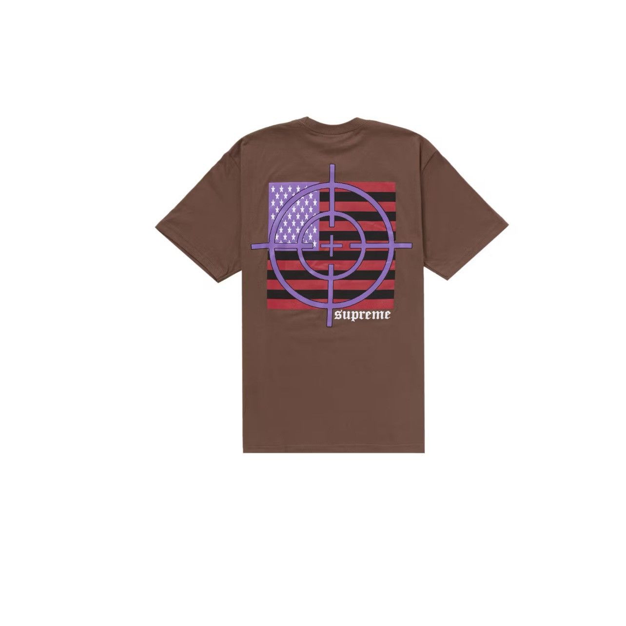 Supreme In Hand Supreme Target Tee Brown Size: XL Size US XL / EU 56 / 4 - 1 Thumbnail
