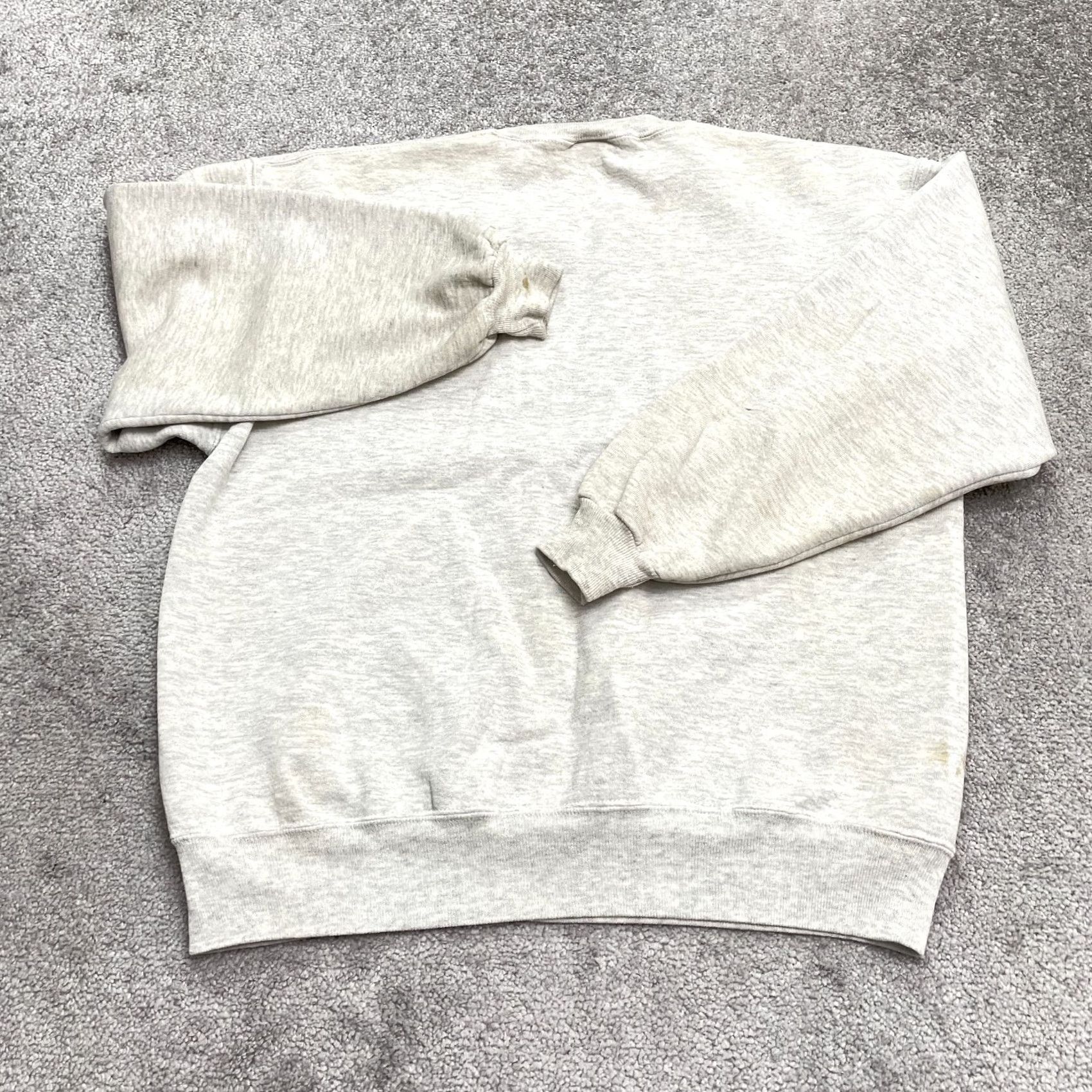Russell Athletic VINTAGE Russell Athletic Graphic Pullover Sweatshirt Unisex Large Gray Crew Neck Sweatshirt Men’s Regular Fit 90s Outdoor Adventure Logo Print Size US L / EU 52-54 / 3 - 2 Thumbnail