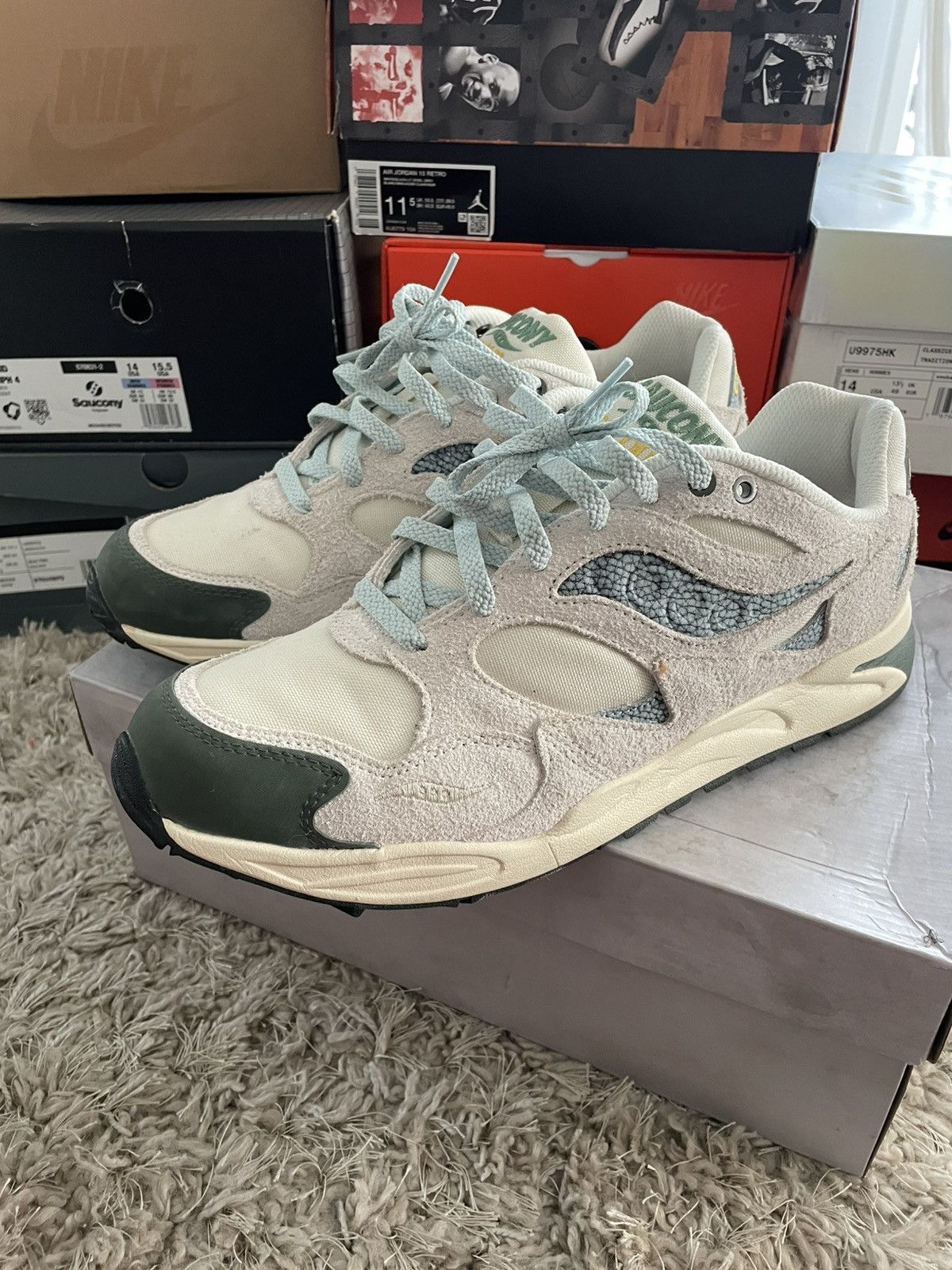 Saucony Colour Plus Companie x Saucony Grid Shadow 2 Artic Trek Size US 14 / EU 47 - 1 Thumbnail