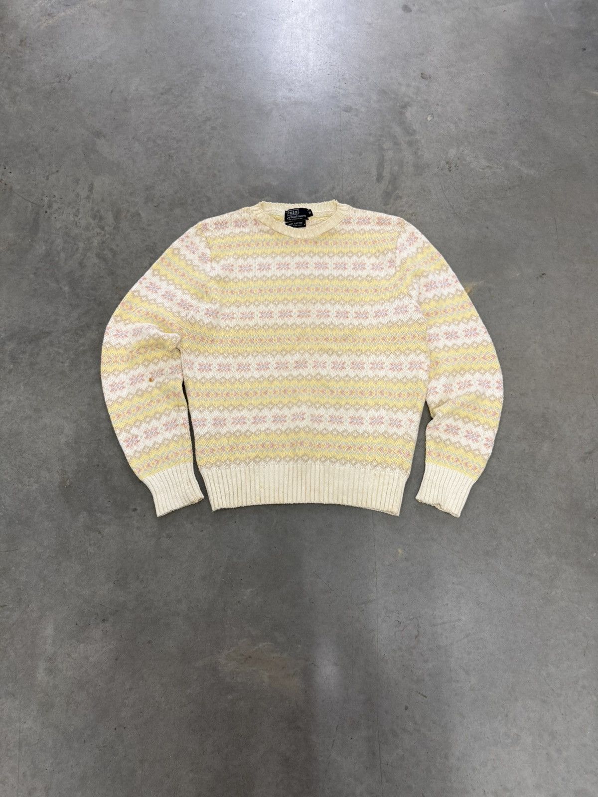 Polo Ralph Lauren Vintage Polo Ralph Lauren Knit Sweater Great Britain 90s S Size US S / EU 44-46 / 1 - 8 Thumbnail
