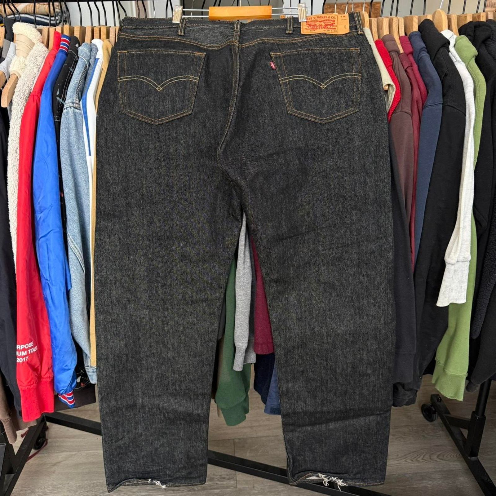 Levi's Levi's 501 Raw Demin Jeans With Great Quality Feel and Look Size US 40 / EU 56 - 1 Thumbnail