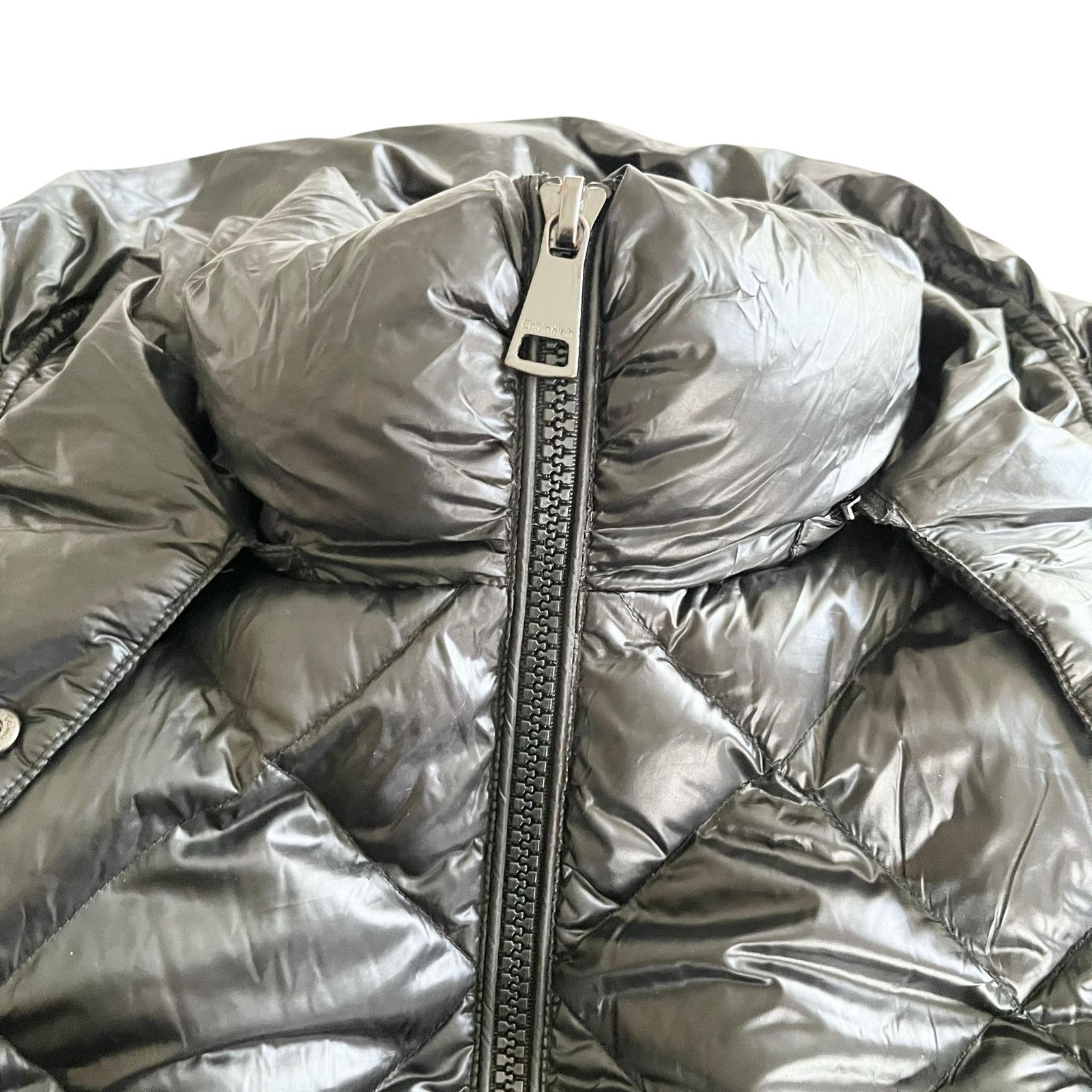 Calvin Klein Calvin Klein Black Diamond-Quilting Down Puffer Jacket Size S / US 4 / IT 40 - 9 Thumbnail