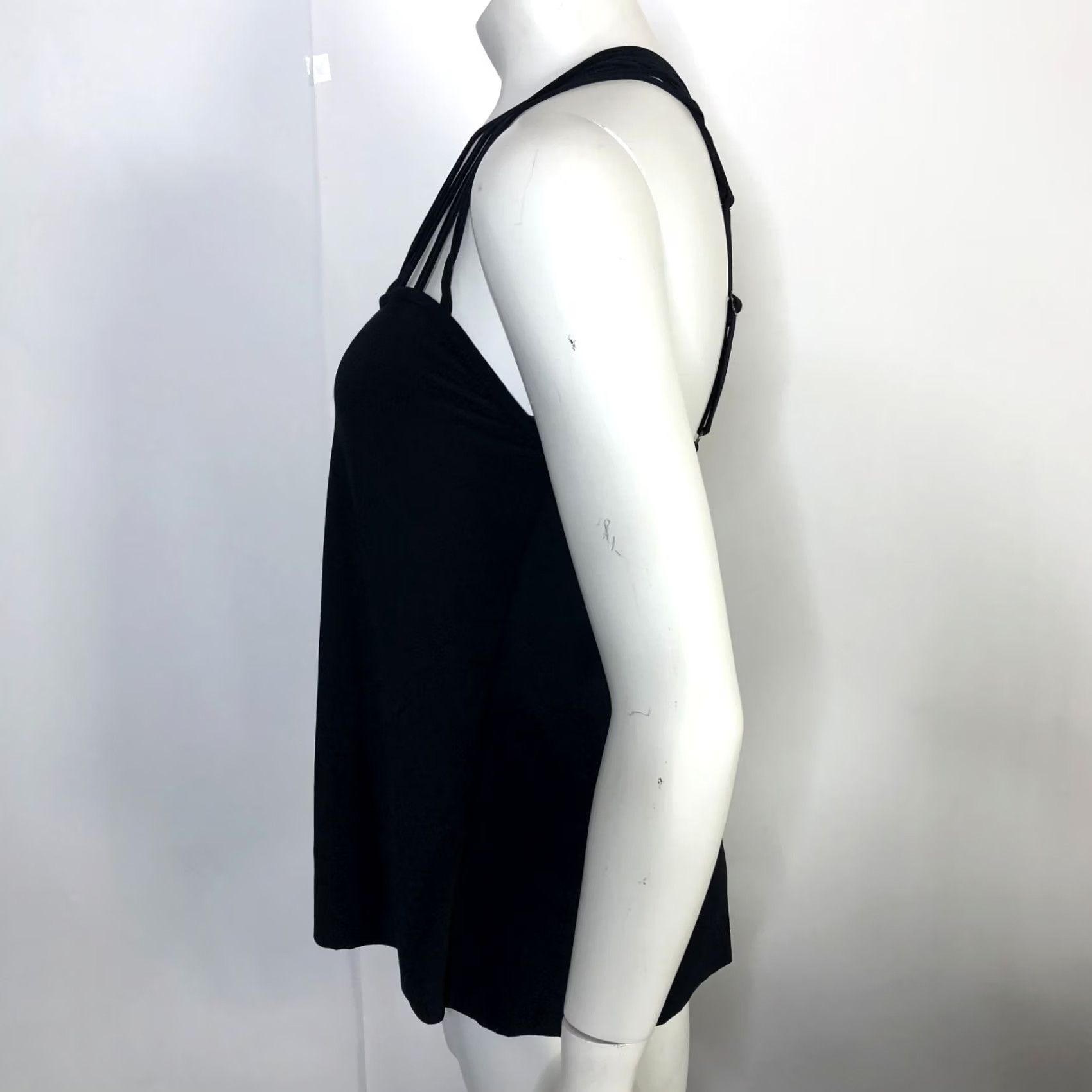 Vintage Magicsuit Tankini Top Swim Top Racerback Padded Black 8 MINT Women Tankini Beach Classic Adult XS? Size M / US 6-8 / IT 42-44 - 2 Thumbnail
