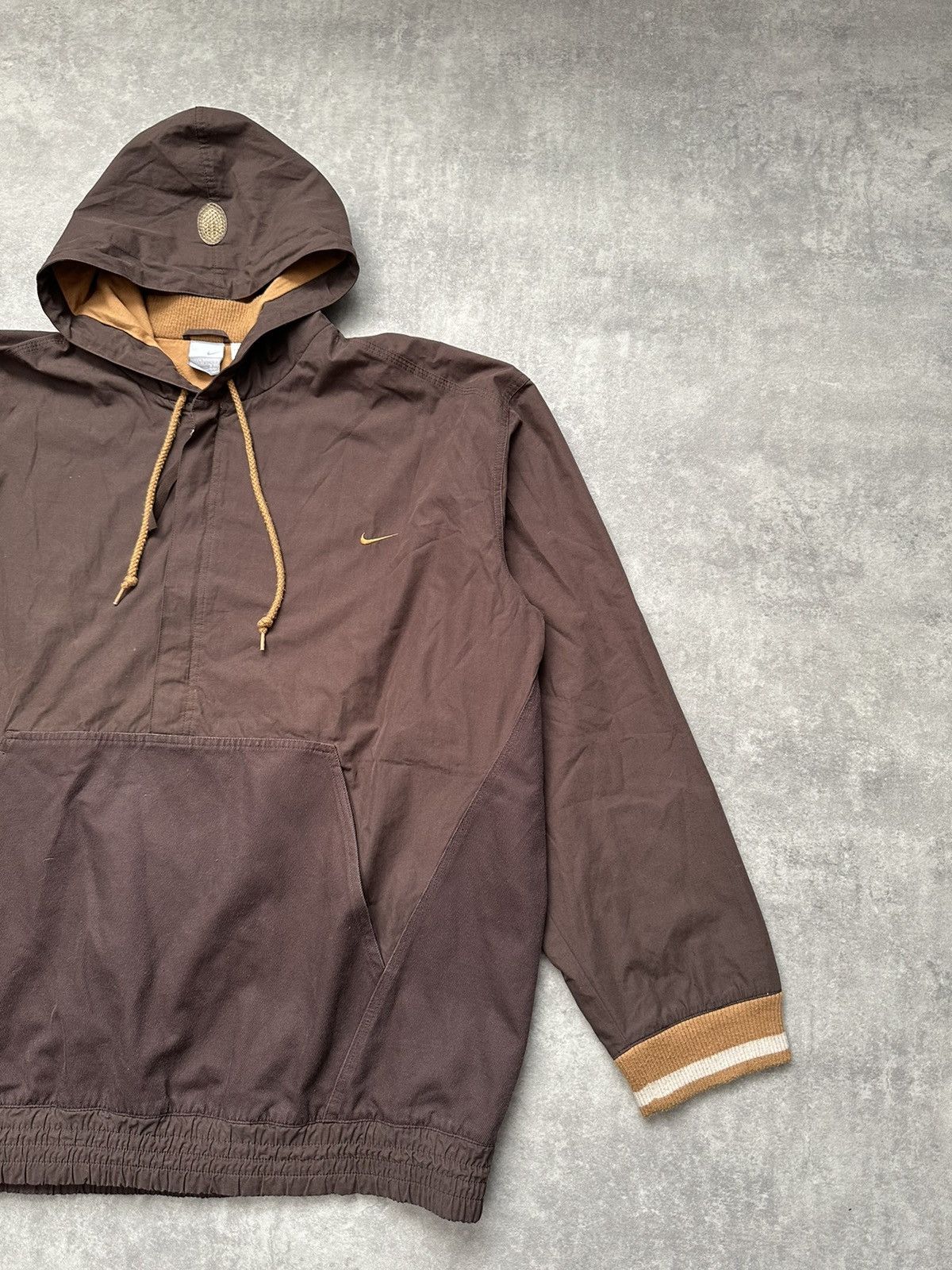 Nike × Streetwear × Vintage Nike uptempo vintage brown track Nike × Streetwear × Vintage Nike uptempo vintage brown track