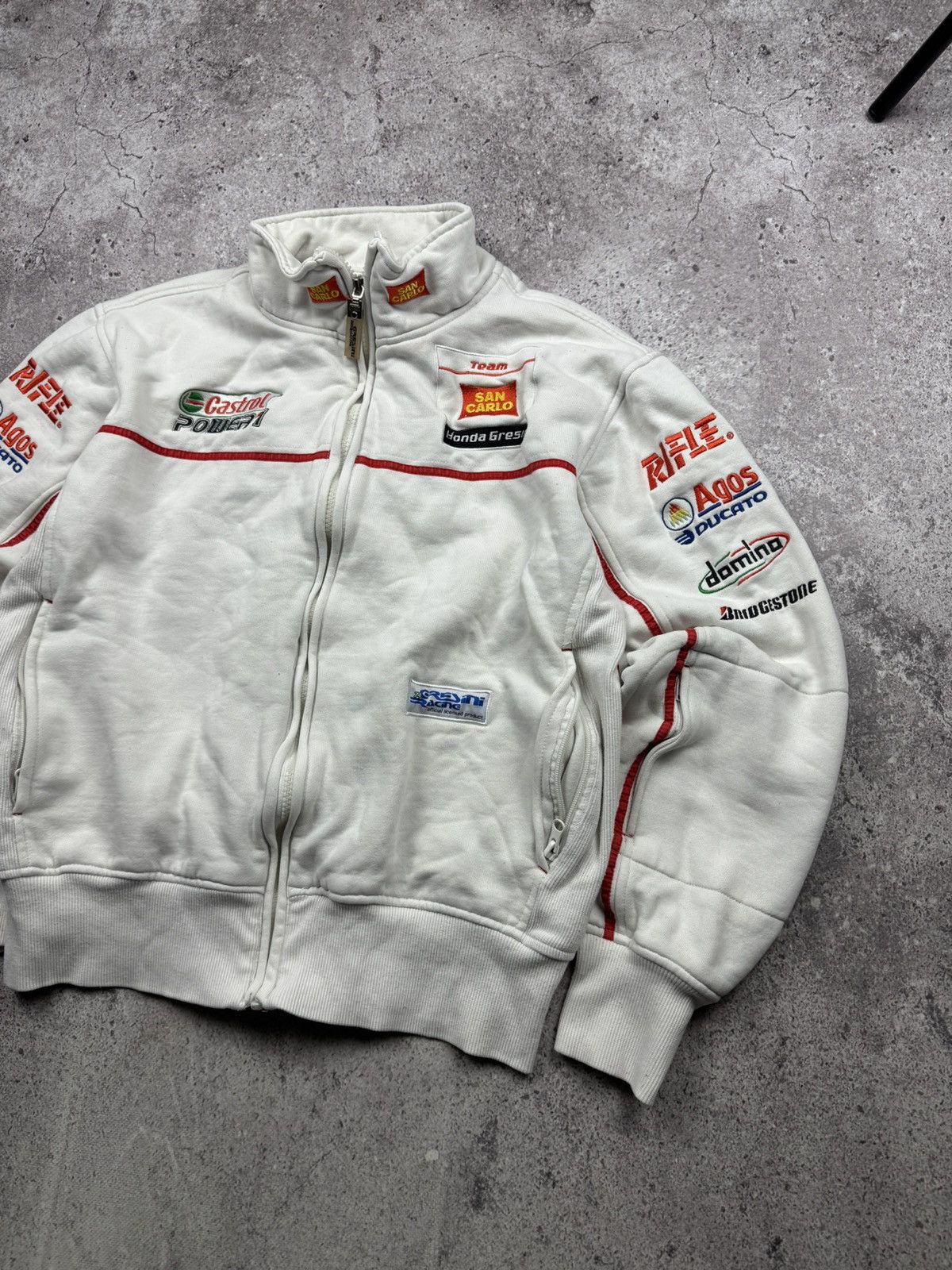 Honda 🔷Vintage Honda Racing Track Zip Jacket 90s Japanesse🔷 Size US S / EU 44-46 / 1 - 2 Thumbnail