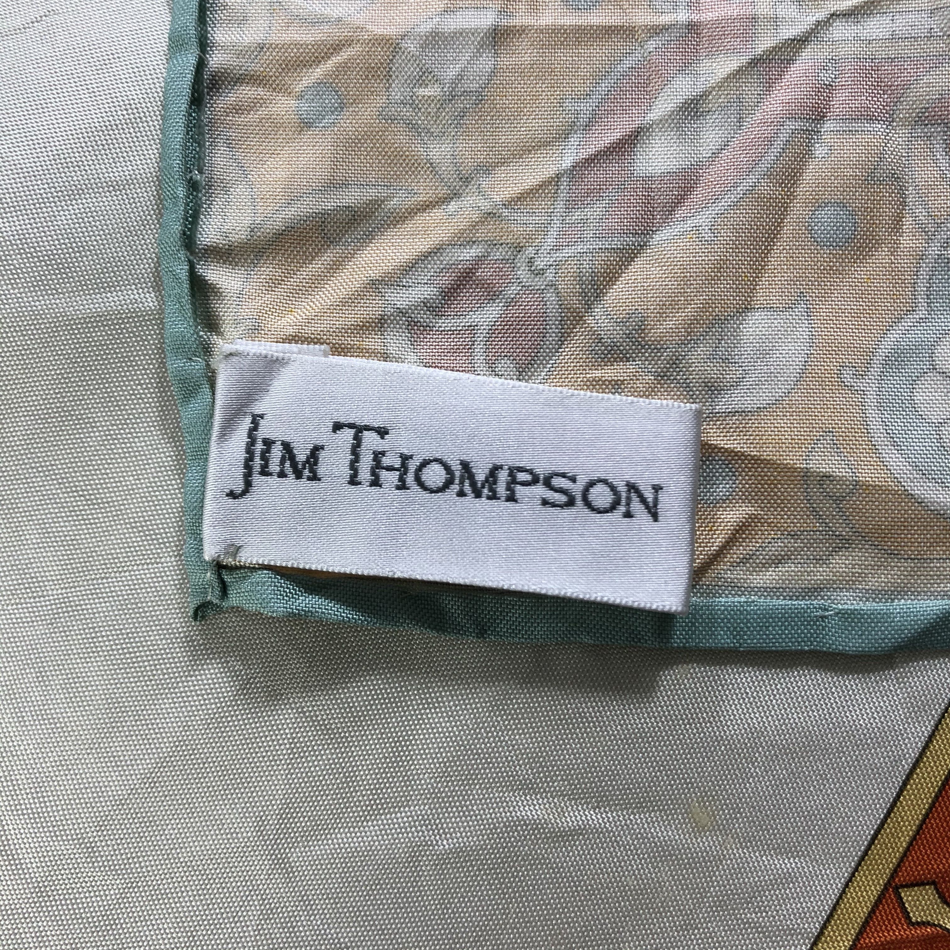 Jim Thompson × Vintage Vintage Jim Thompson Silk Scarf Size ONE SIZE - 5 Thumbnail