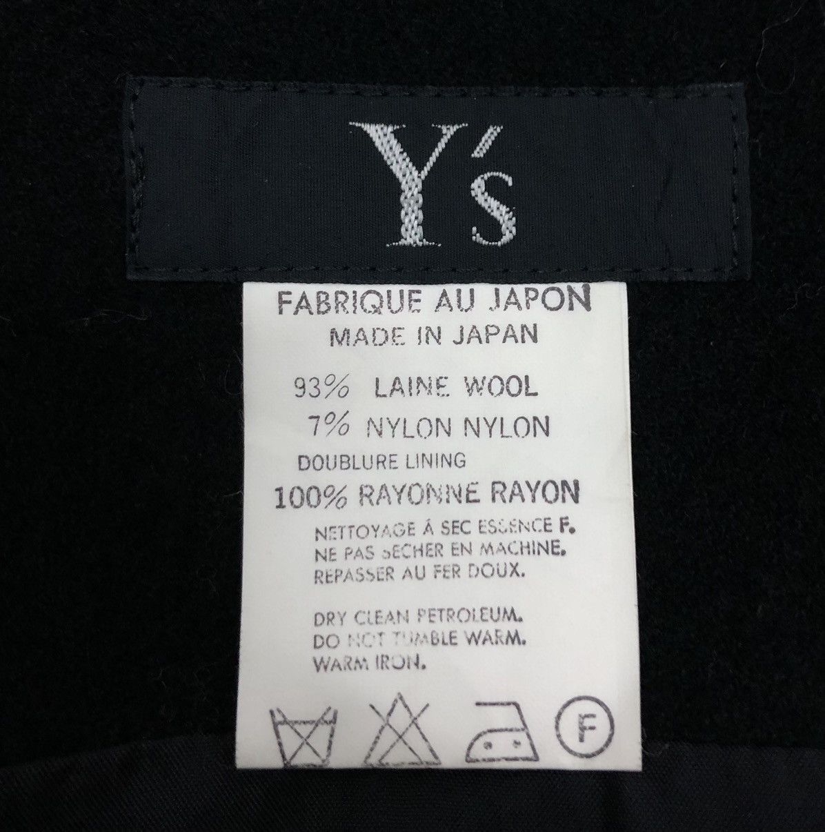 Japanese Brand × Y's × Yohji Yamamoto Vintage Yohji Yamamoto Y's Sleeveless Long Laine Wool Jacket Size M / US 6-8 / IT 42-44 - 10 Thumbnail