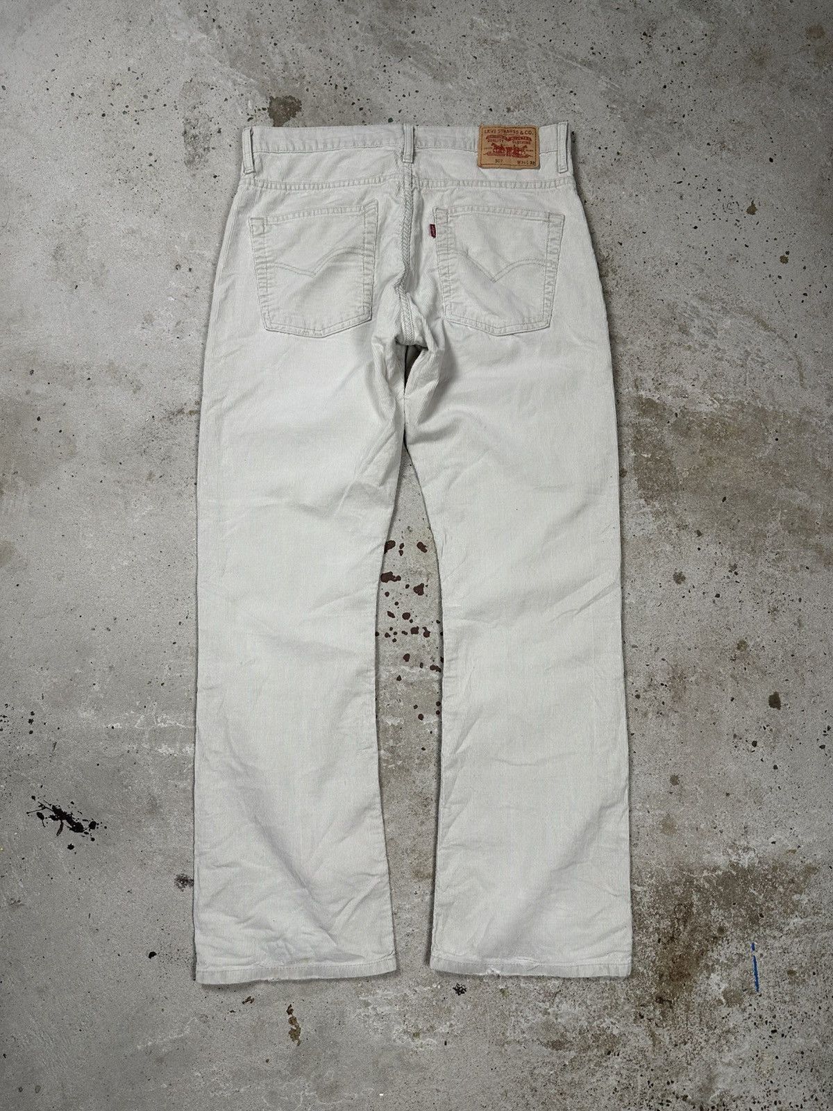 Levi's Vintage 2003 Levi’s 507 Flare Corduroy Pants Denim Jeans Size US 34 / EU 50 - 1 Thumbnail