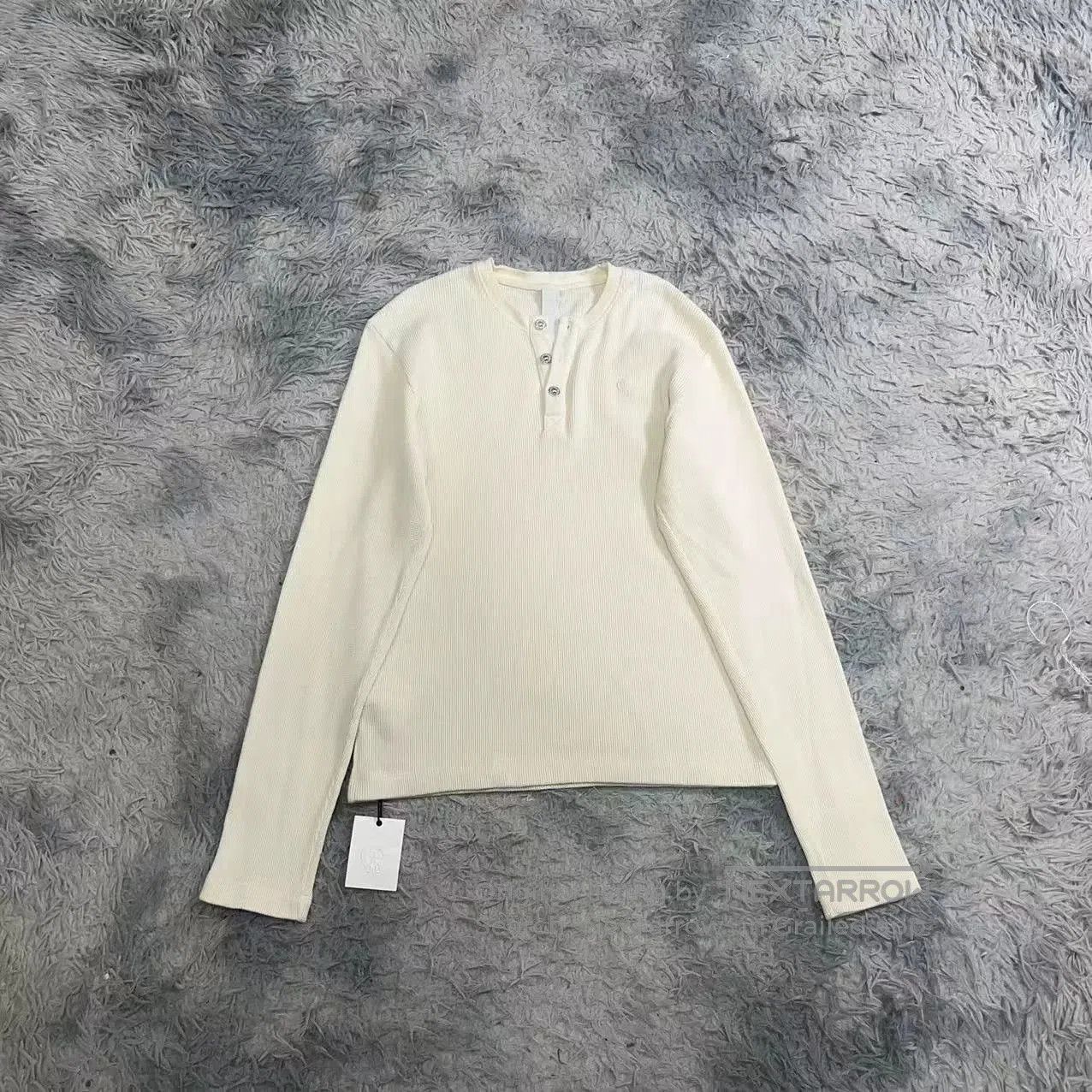 Chrome Hearts Chrome Hearts Waffle Knit Three Silver Button Top. Size US M / EU 48-50 / 2 - 1 Thumbnail