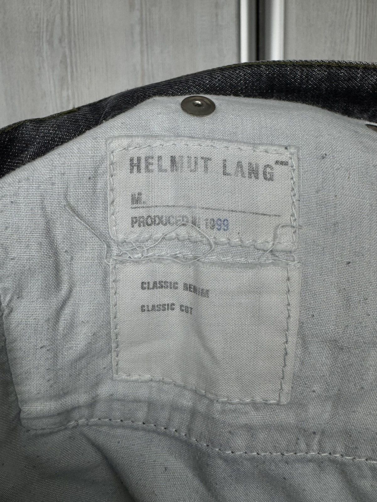 Helmut Lang Helmut Lang vintage produced in 1999 grey denim jeans pants Size US 32 / EU 48 - 11 Thumbnail