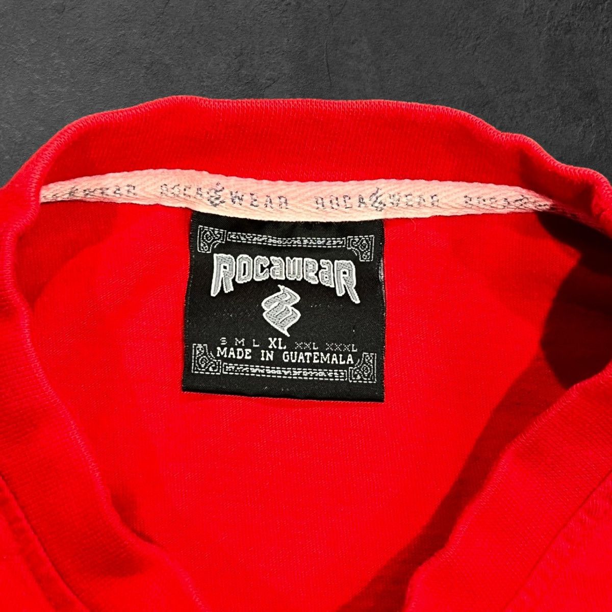 Rocawear Y2K Rocawear Logo Long Sleeve Red T-Shirt Size US XL / EU 56 / 4 - 4 Thumbnail