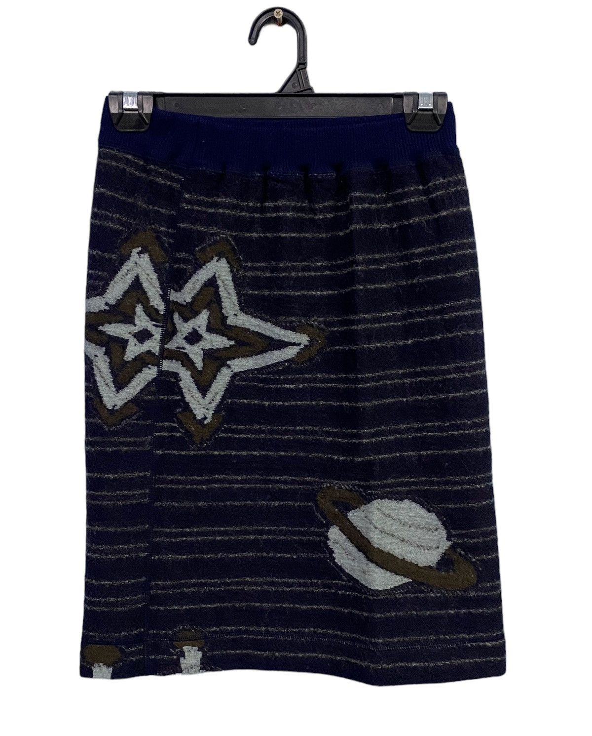 image of Vintage Hai Sporting Gear Wool Skirt in Blue, Women's (Size 29)