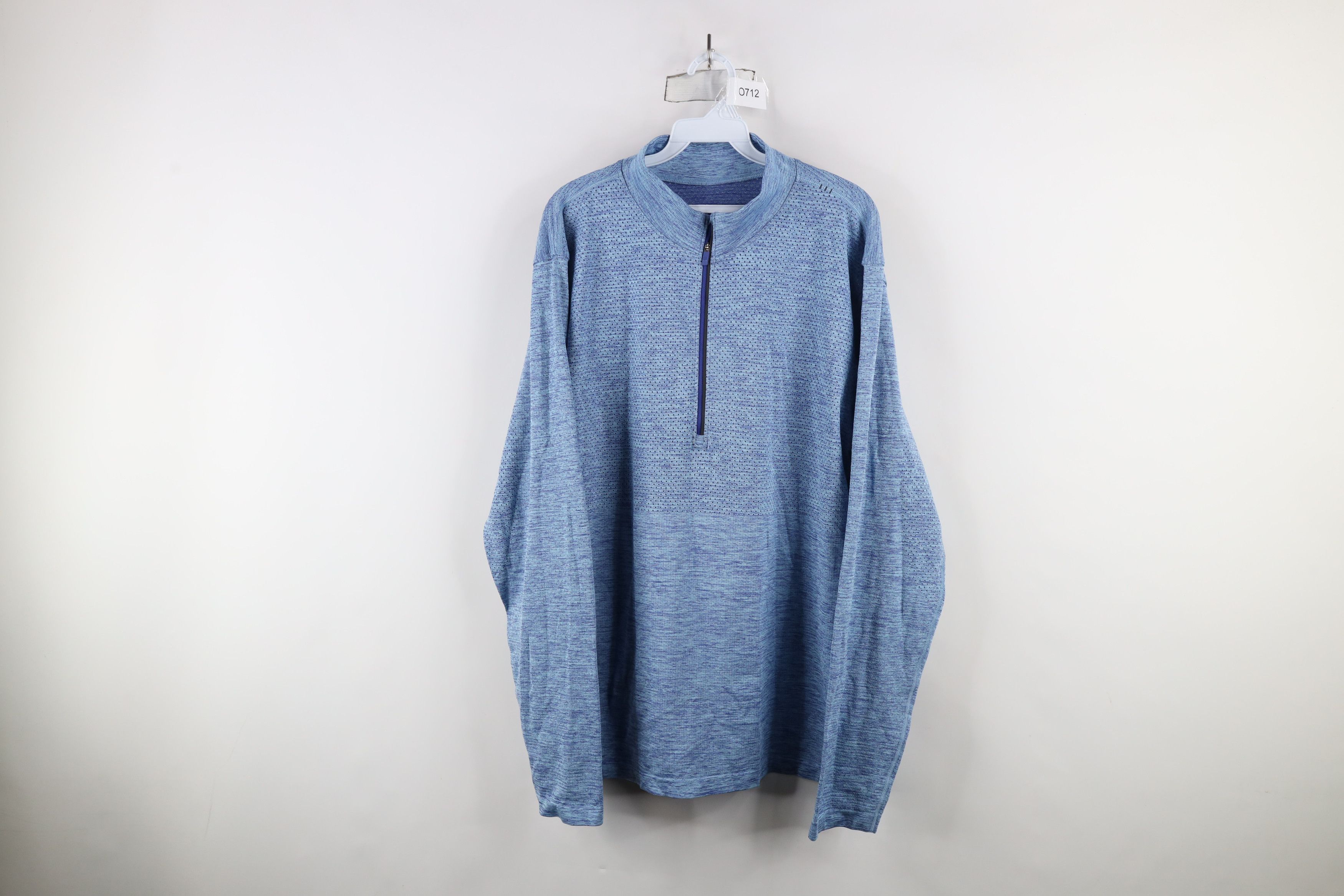 Vintage Lululemon Vent Tech Vented Half Zip Pullover Top Jacket Blue Size US XXL / EU 58 / 5 - 1 Thumbnail