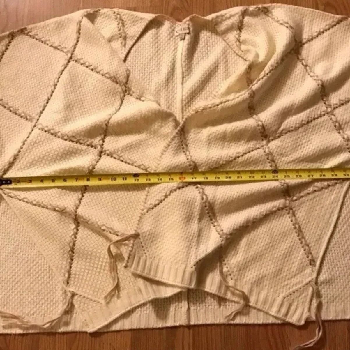 Other Knox Rose Knit Oversized Poncho Ivory Cream Size S / US 4 / IT 40 - 7 Thumbnail