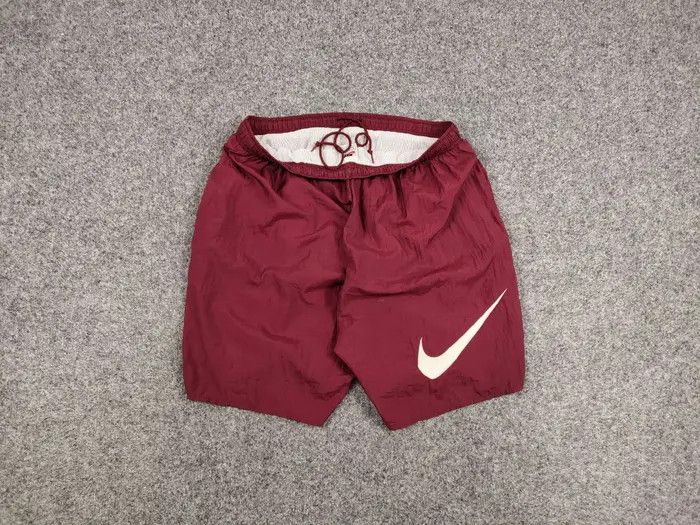 Nike Vintage 90's Nike Shorts Big Logo swoosh casual Streetwear Size US 34 / EU 50 - 1 Thumbnail