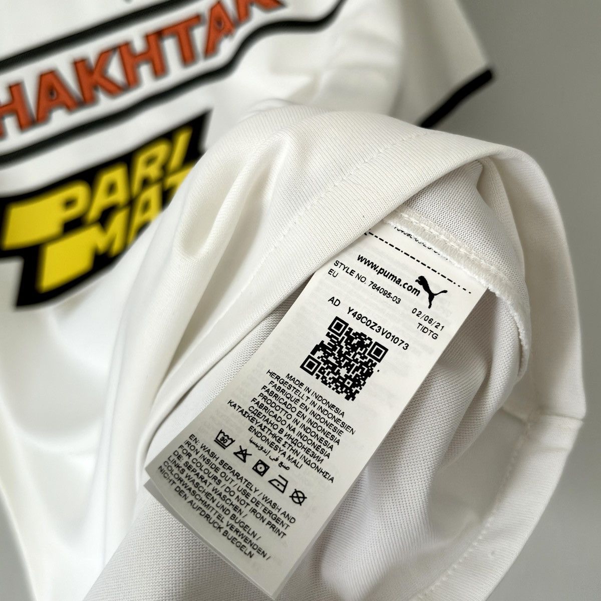 Puma 2021 2022 GAME ISSUE Shakhtar Mudryk Puma Away Soccer Jersey Size US M / EU 48-50 / 2 - 9 Thumbnail