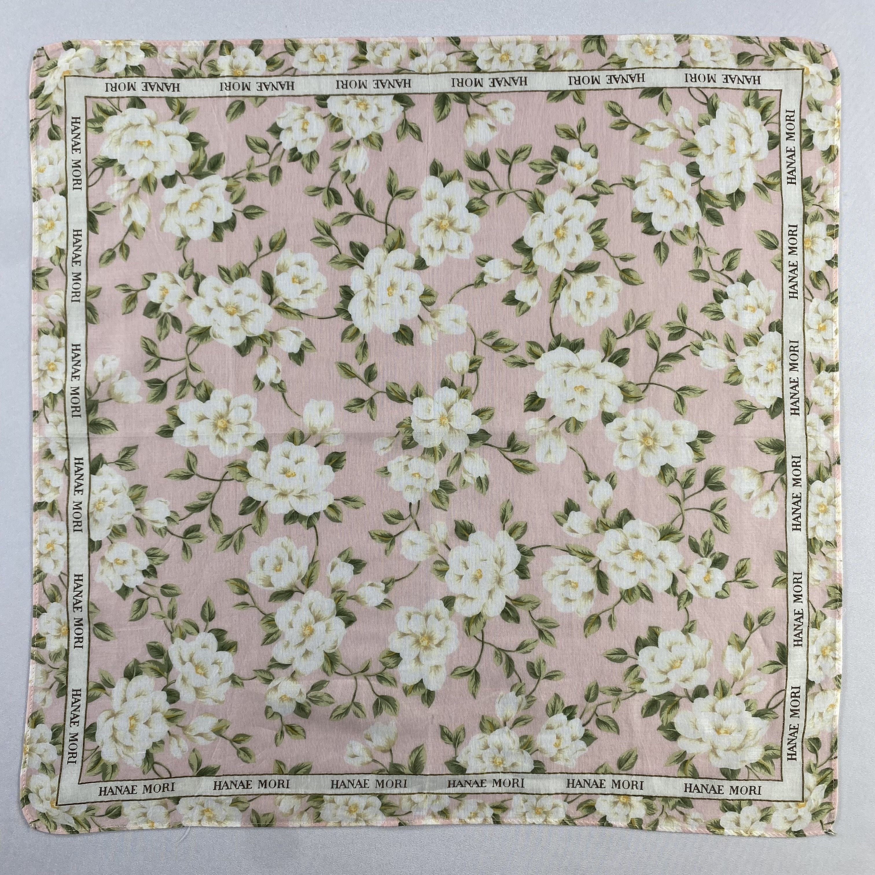 Hanae Mori × Vintage Hanae Mori Bandana/ Handkerchief / Neckerchief-P1456 Size ONE SIZE - 1 Thumbnail
