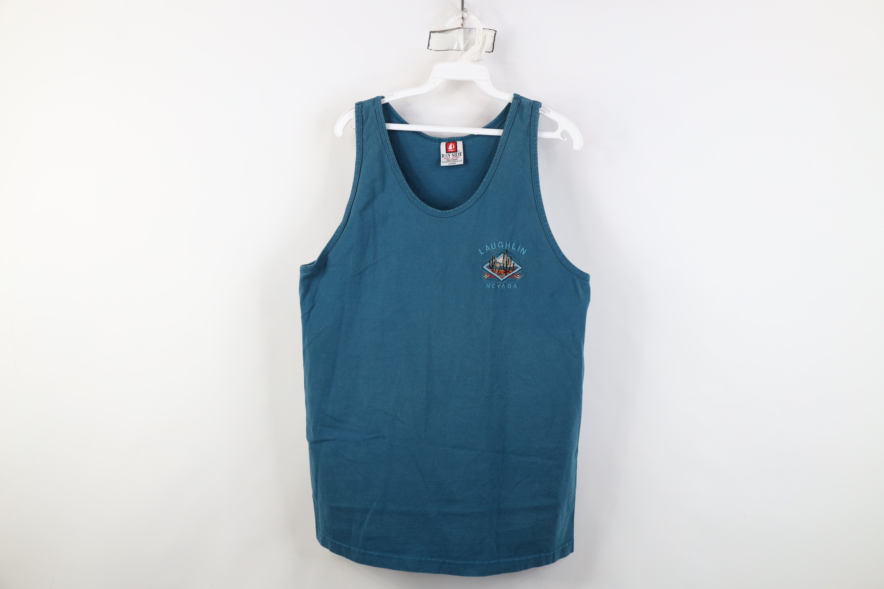Vintage Vintage 90s Streetwear Laughlin Nevada Tank Top T-Shirt USA Size US L / EU 52-54 / 3 - 1 Thumbnail