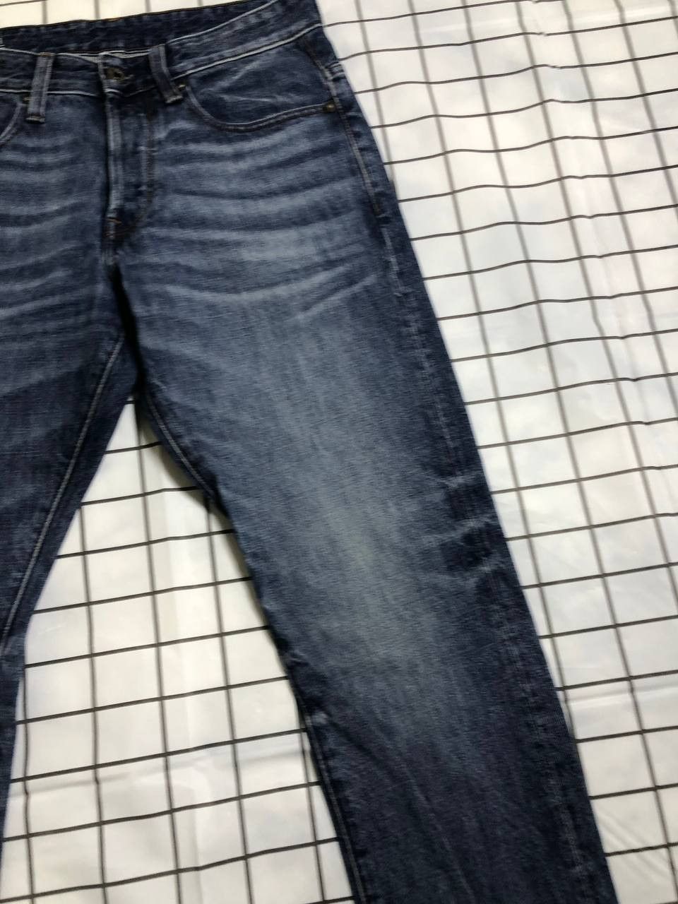 G-Star G-STAR RAW Mens 3301 Straight Leg Denim Jeans Button Up Size US 29 - 5 Thumbnail