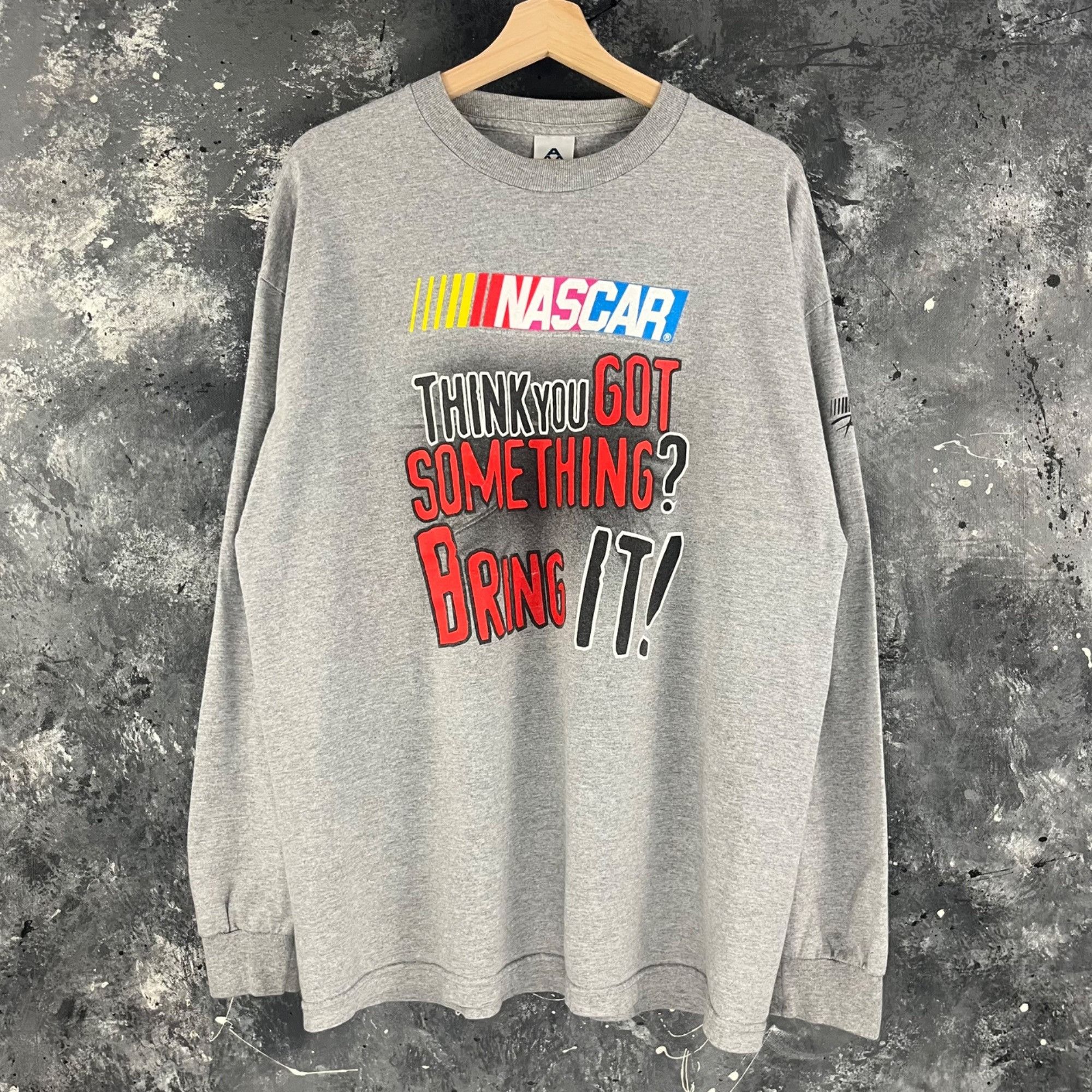 NASCAR × Vintage Vintage Y2K NASCAR script shirt Size US XL / EU 56 / 4 - 1 Thumbnail