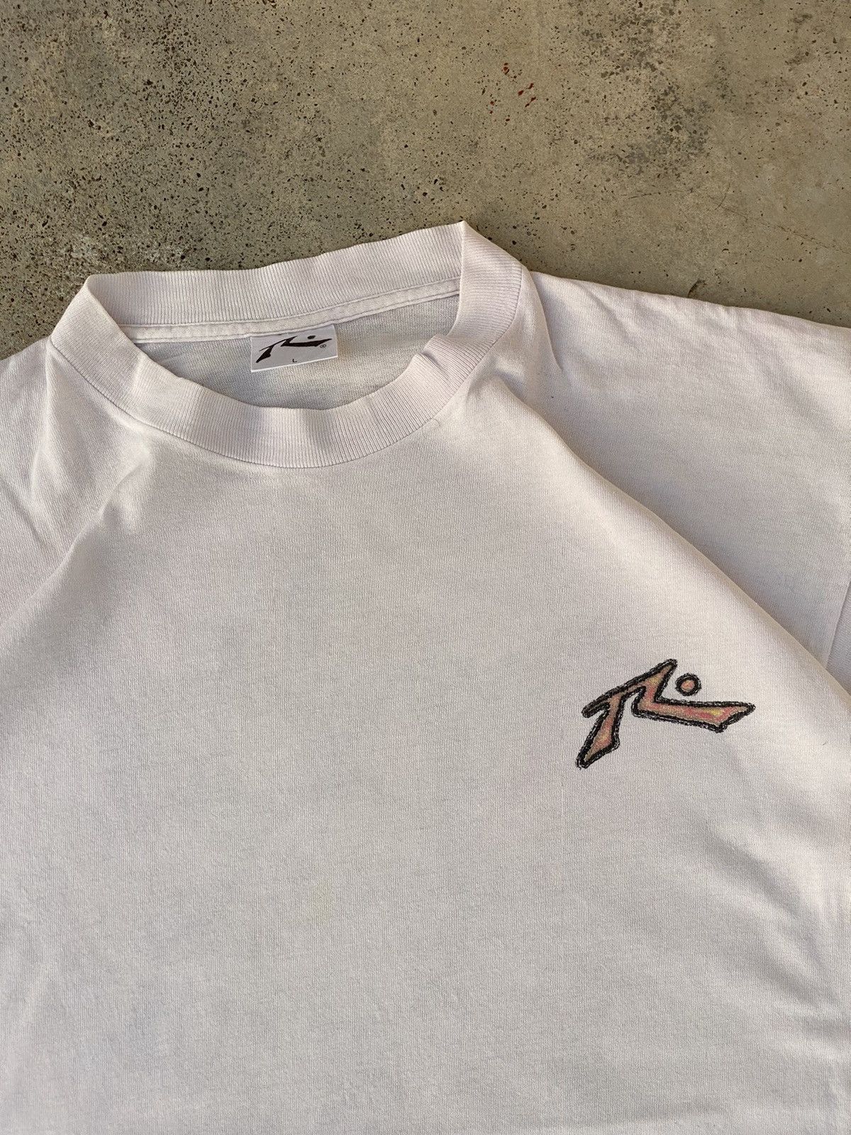 Rusty × Vintage Vintage 90's Rusty Crazy Design Shirt Surf Size US L / EU 52-54 / 3 - 6 Thumbnail