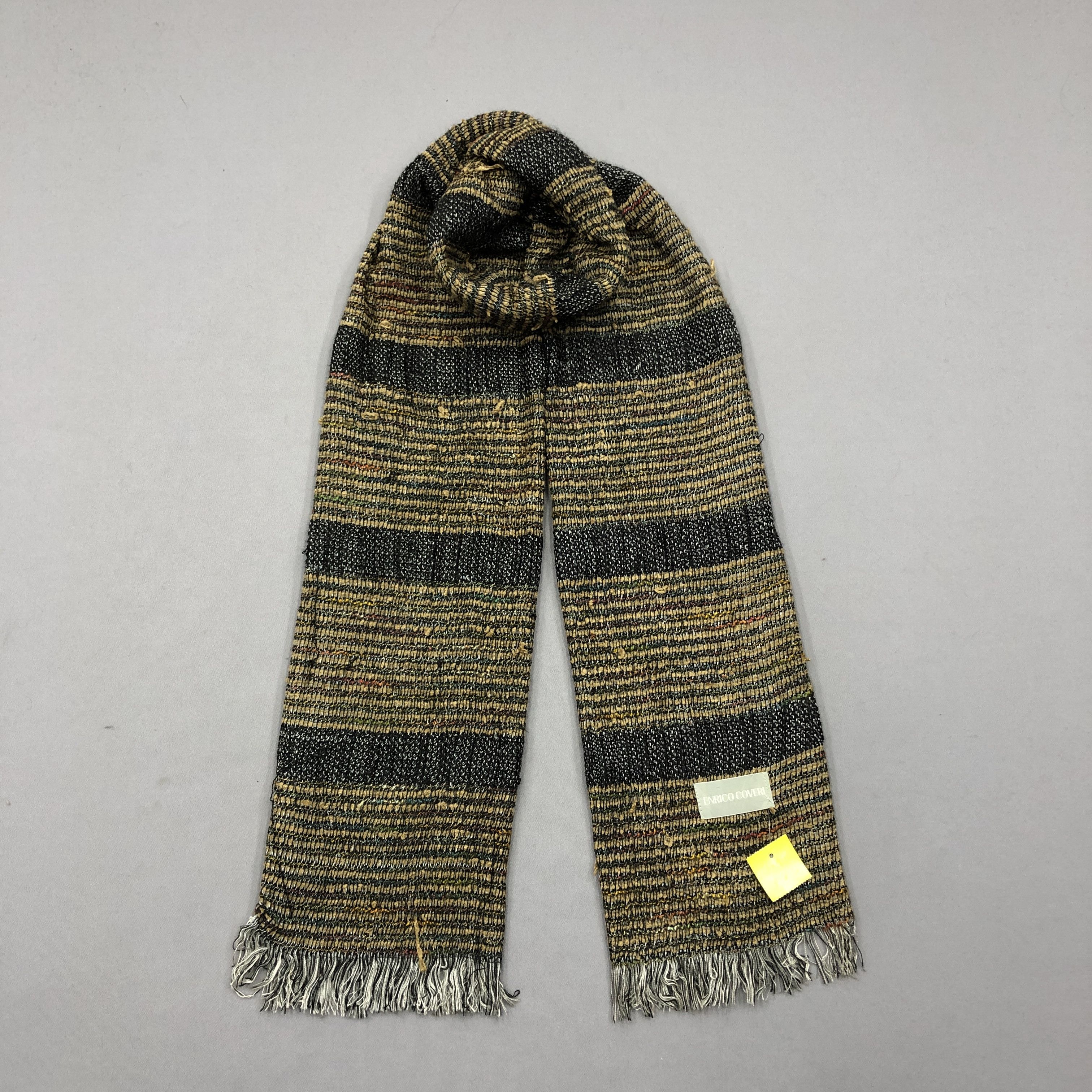 Enrico Coveri Vintage Enrico Coveri Scarf Muffler Wool Cashmere Scarves Size ONE SIZE - 1 Thumbnail