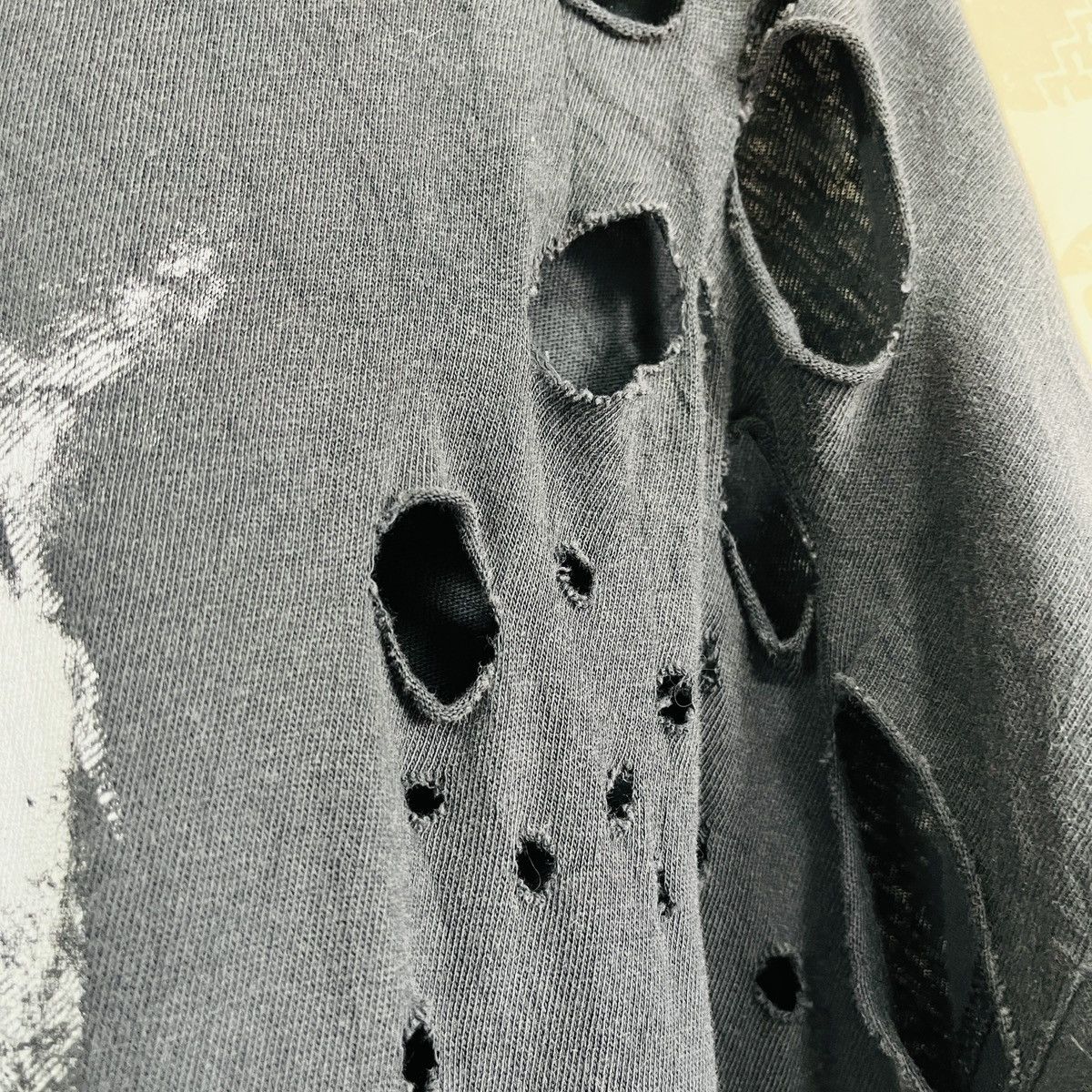 Designer × Zara Distressed Zara LA NY Baggy Ripped TShirt Made In Portugal Size US XL / EU 56 / 4 - 11 Thumbnail