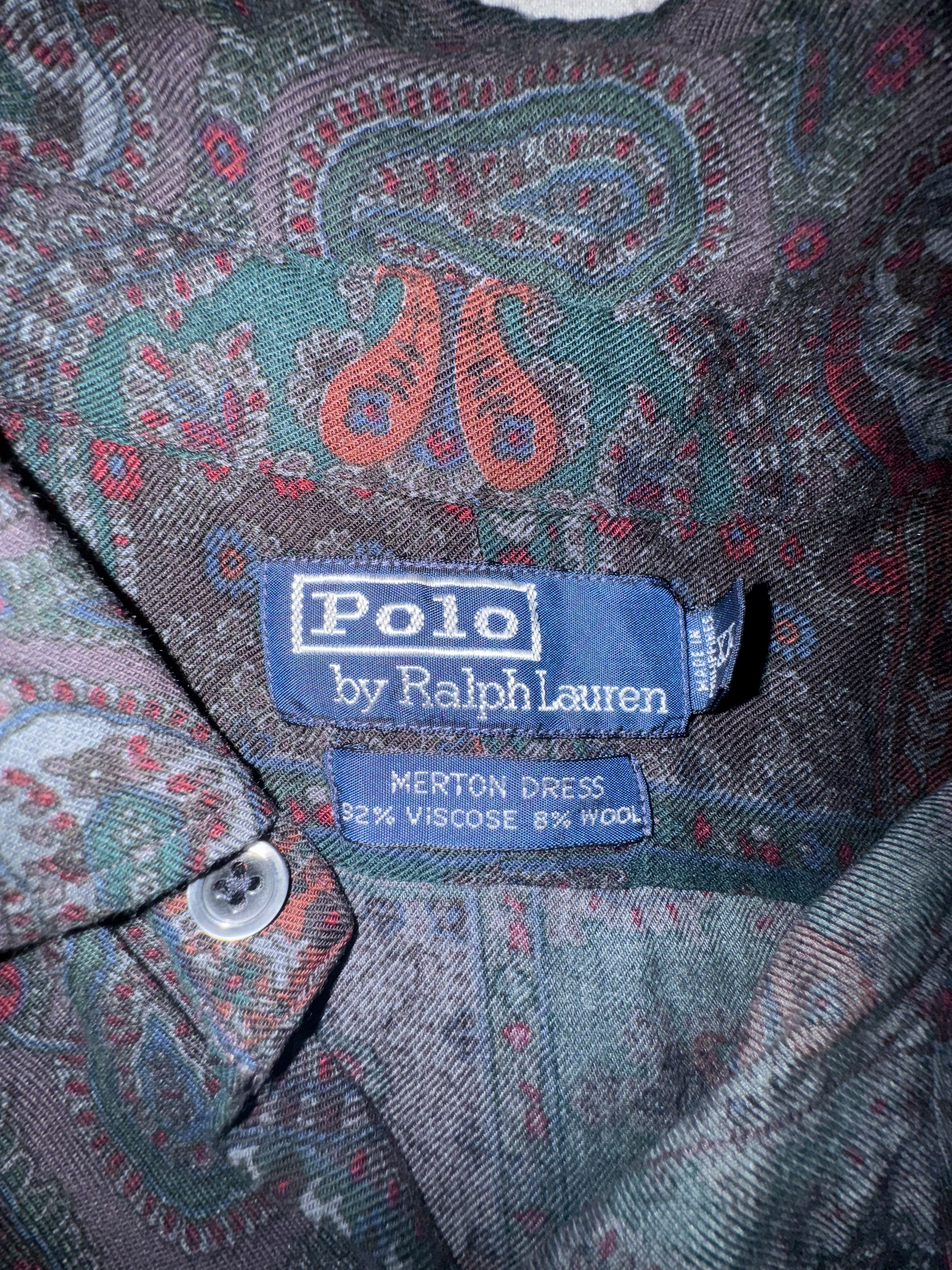 Polo Ralph Lauren polo by ralph lauren merton dress paisley xl Size XL / US 12-14 / IT 48-50 - 3 Thumbnail