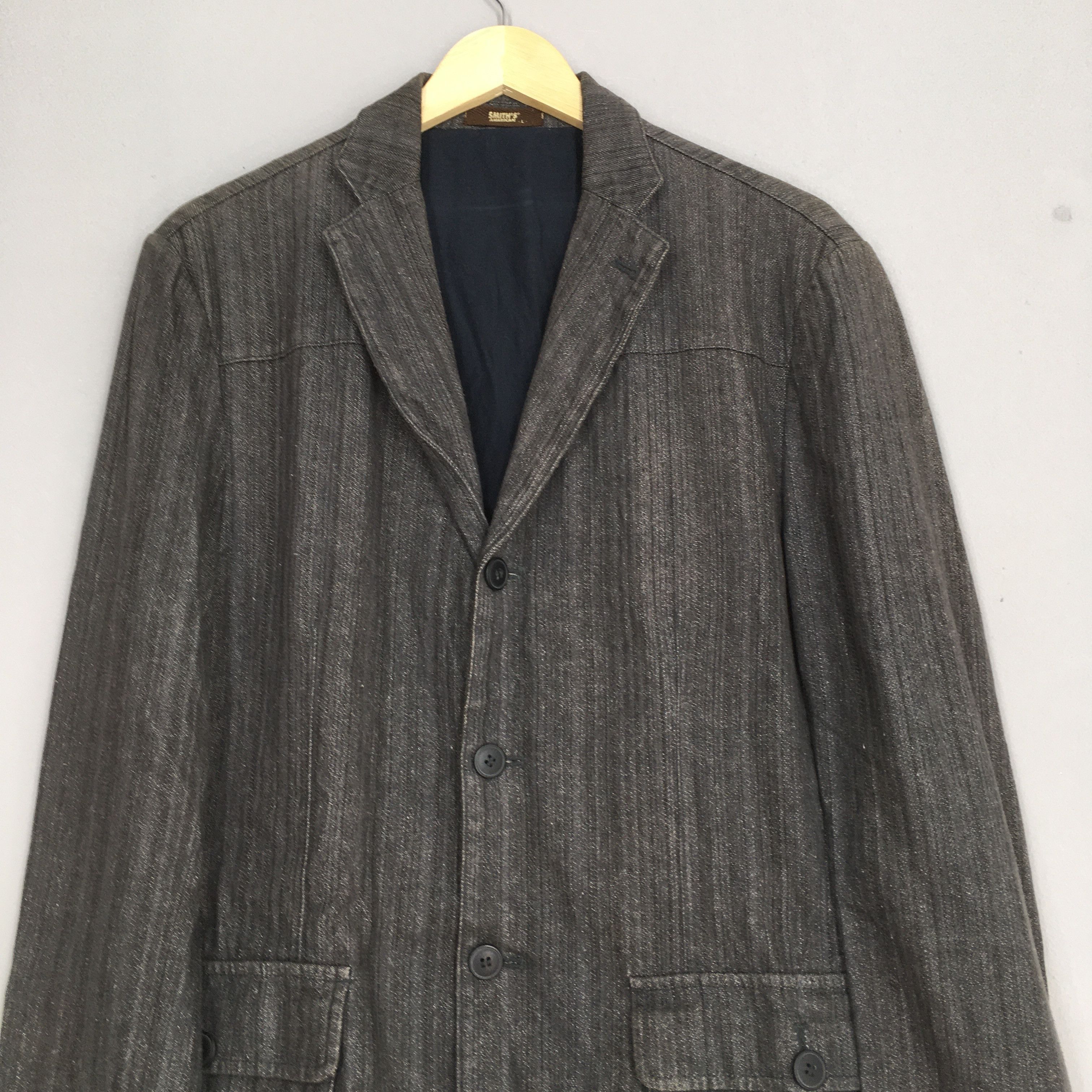 Vintage Vintage Smiths American Workers Mens Casual Jacket Large Size US L / EU 52-54 / 3 - 2 Thumbnail